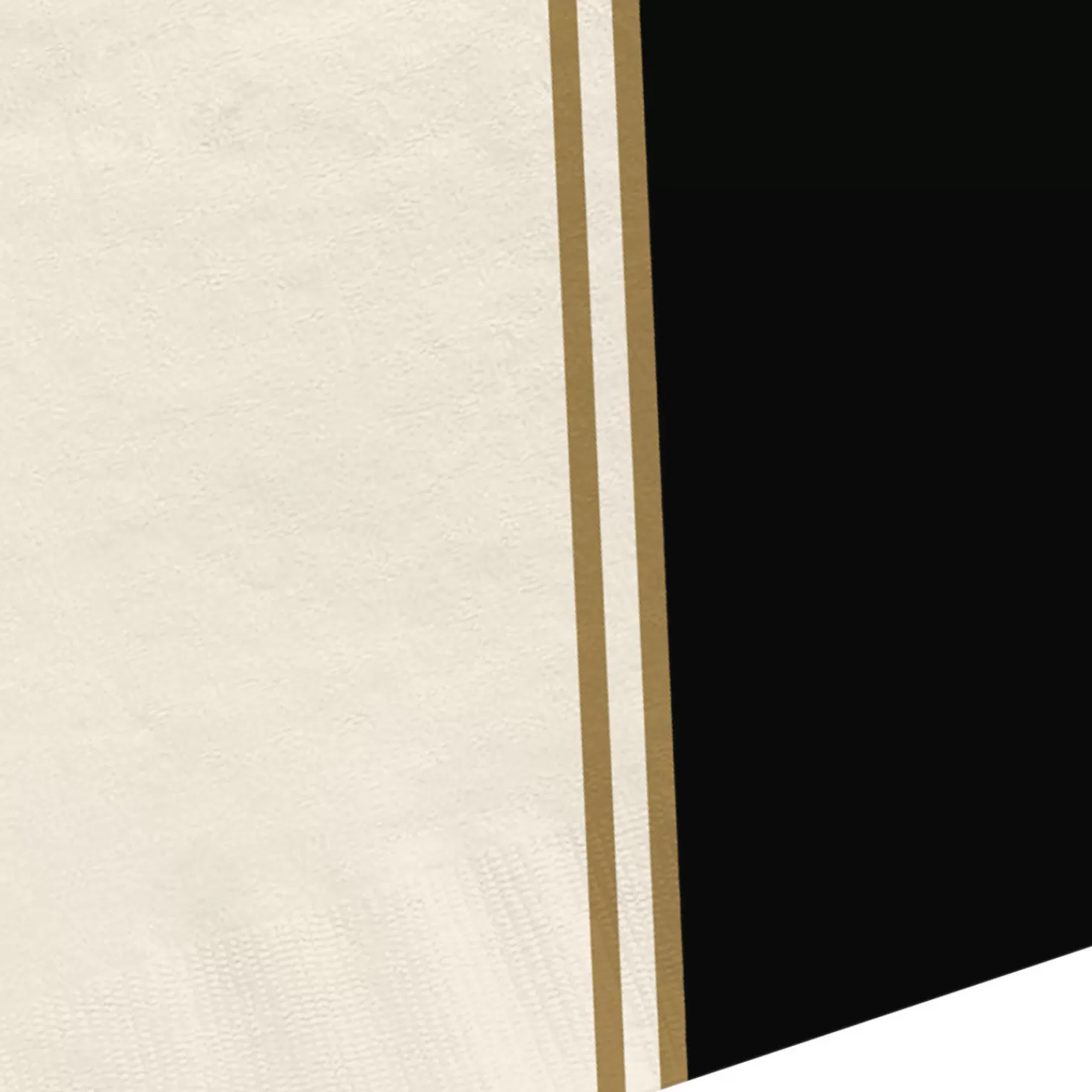 Cheap Ivory, Black And Gold Geometric Dinner Napkins, Set Of 16 Wedding