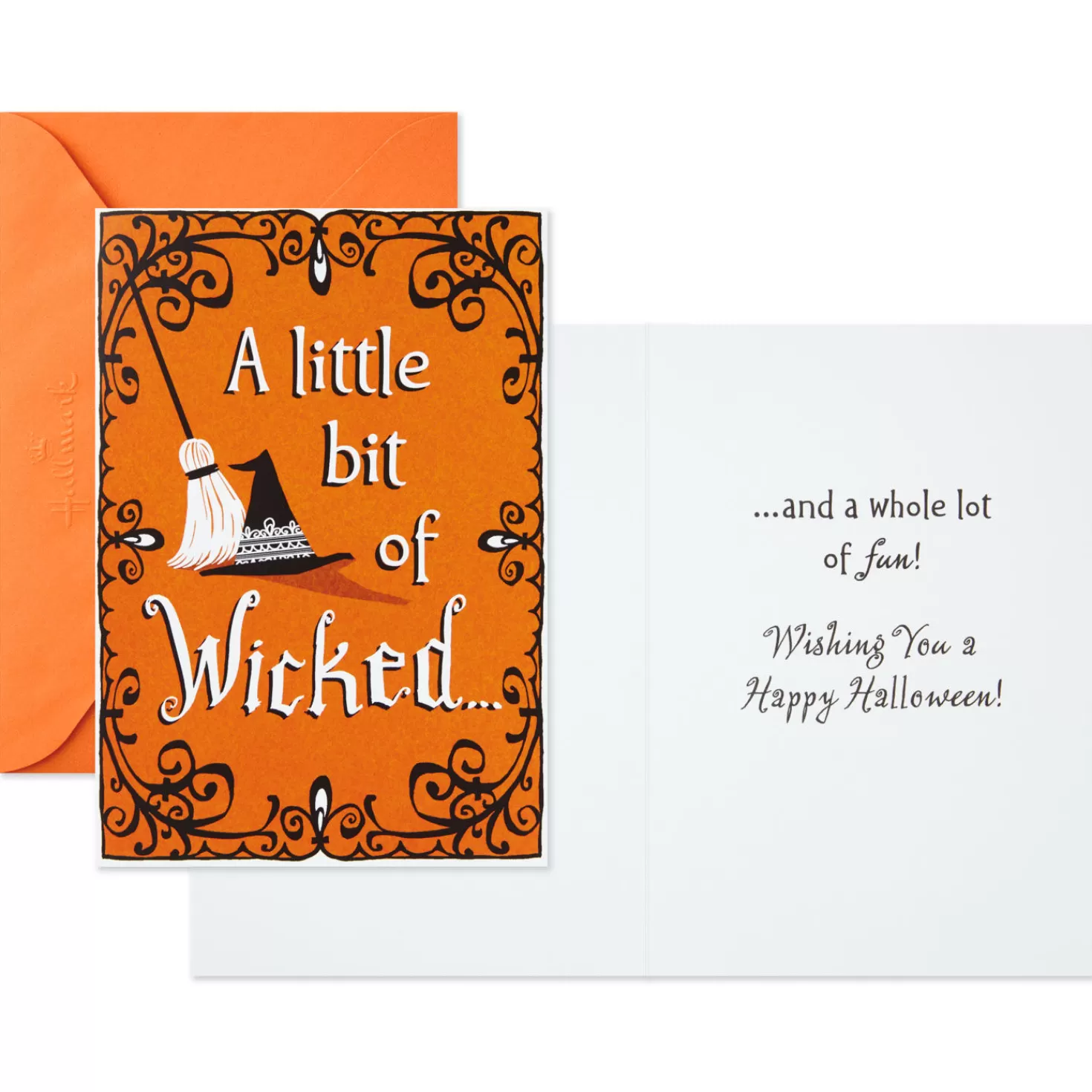 Halloween (10/31)>Hallmark Jack-O'-Lanterns And Witches Assorted Halloween Cards, Pack Of 8