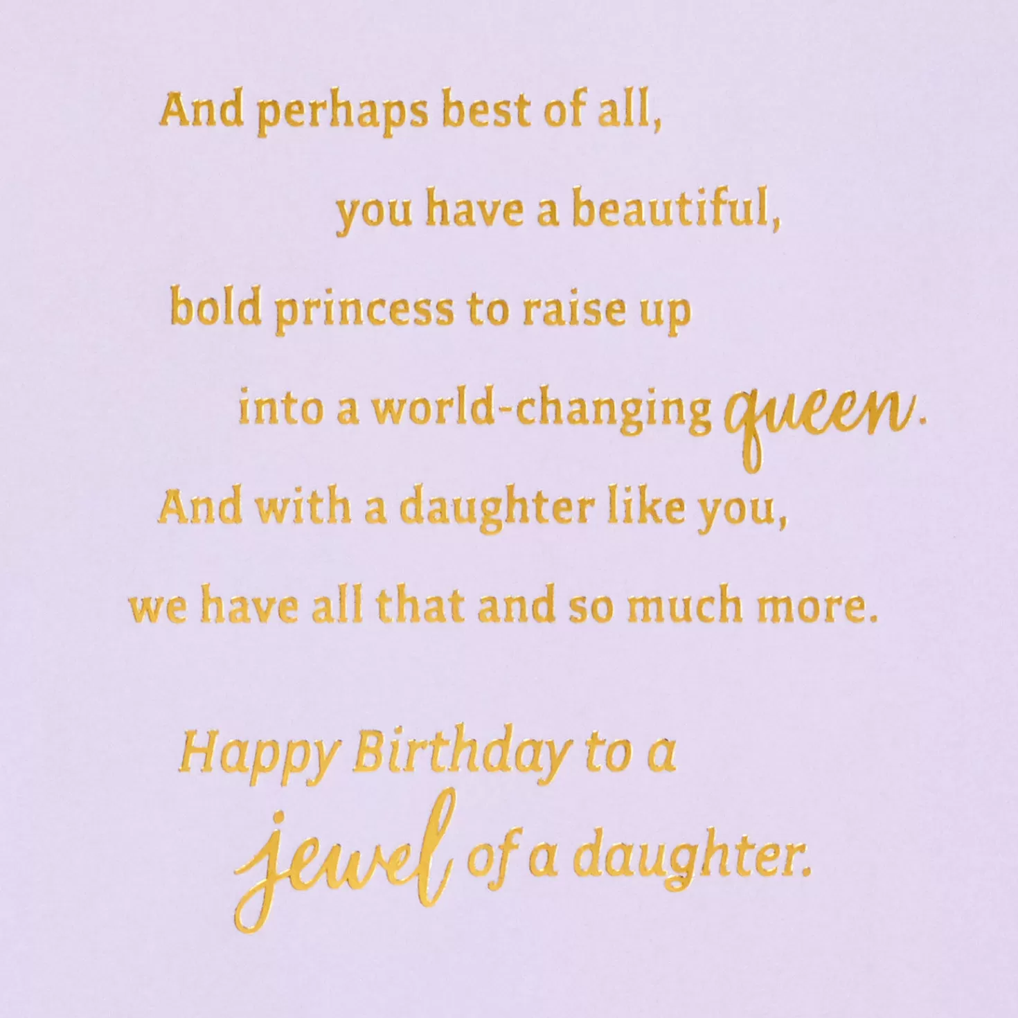 Birthday>Hallmark Jewel In The Family Crown Birthday Card For Daughter