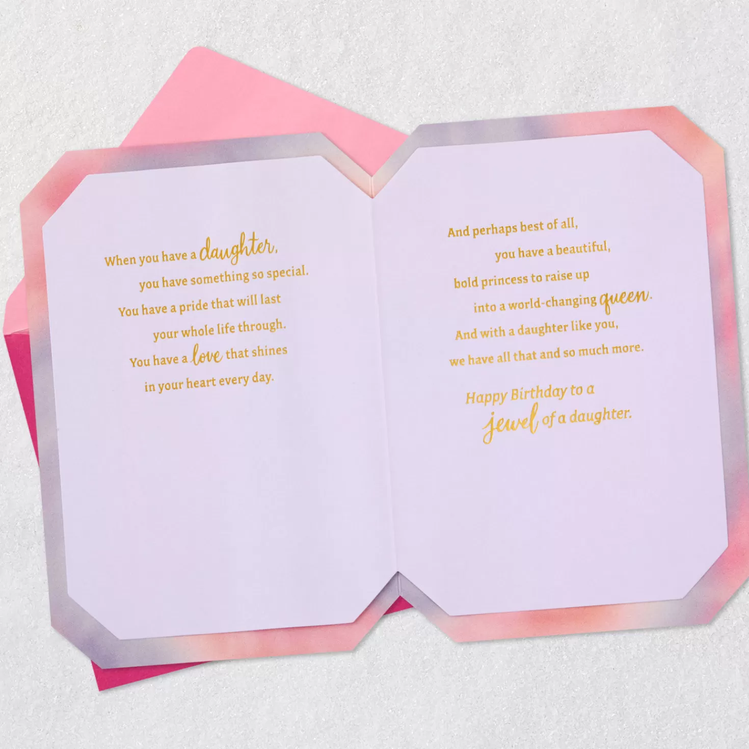 Birthday>Hallmark Jewel In The Family Crown Birthday Card For Daughter