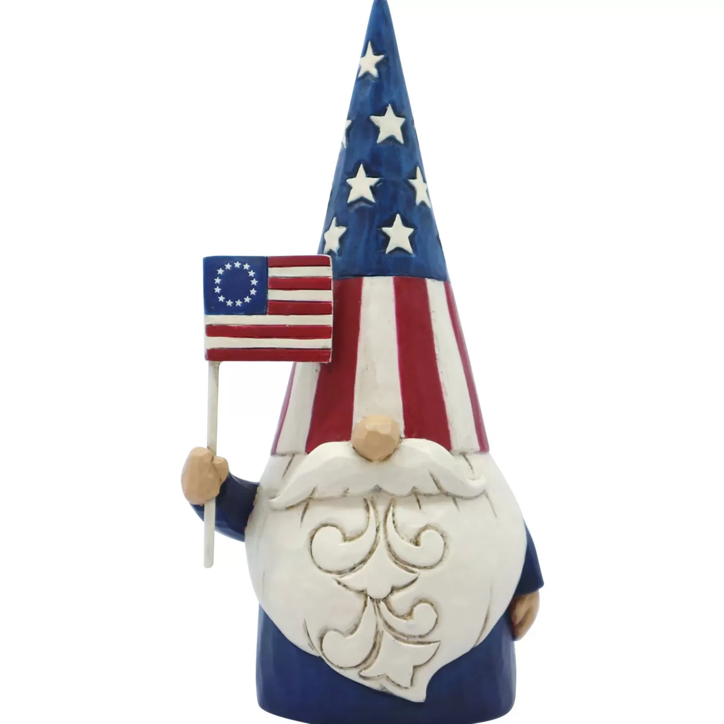 Sale Jim Shore Americana Gnome Figurine, 5.5" Military Appreciation