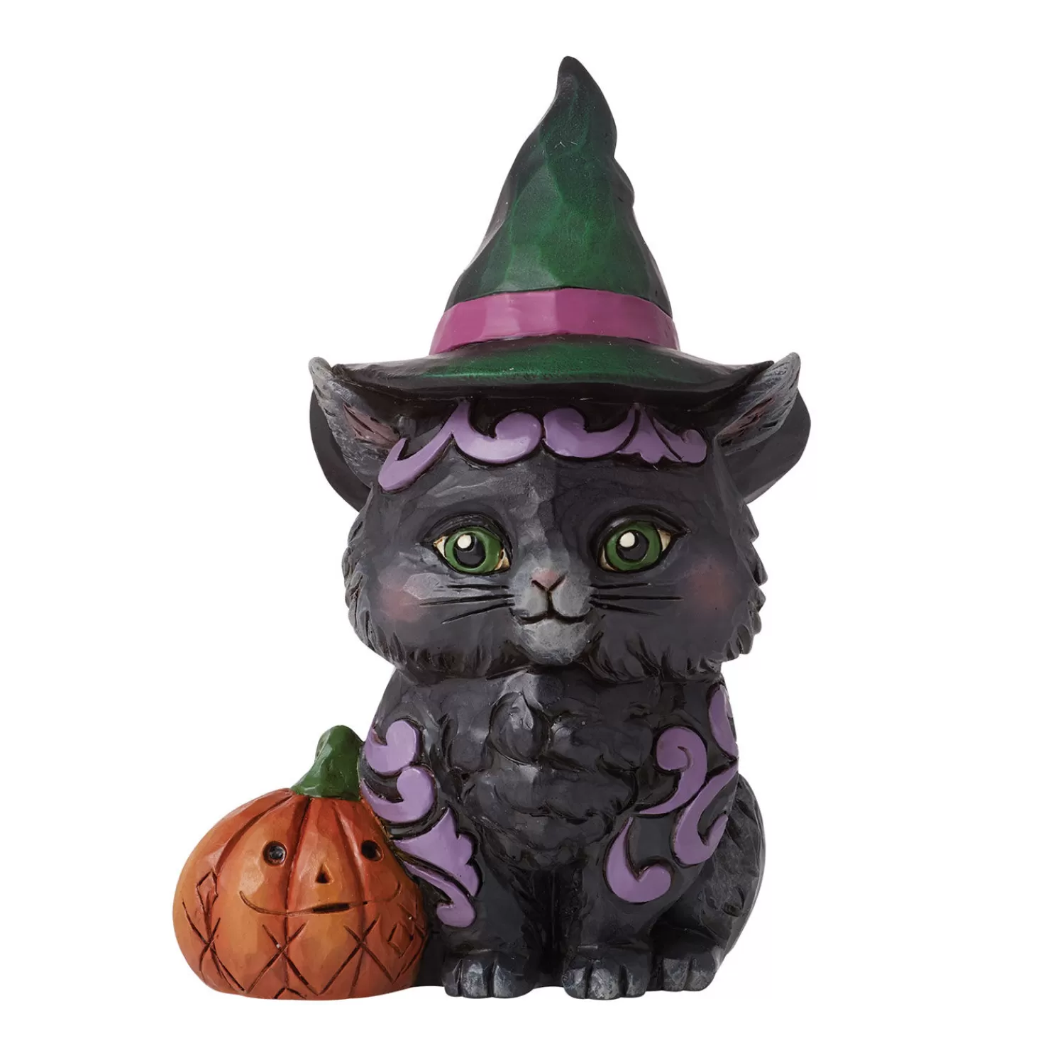 Halloween (10/31)>Hallmark Jim Shore Black Cat Mini Figurine, 3.93"