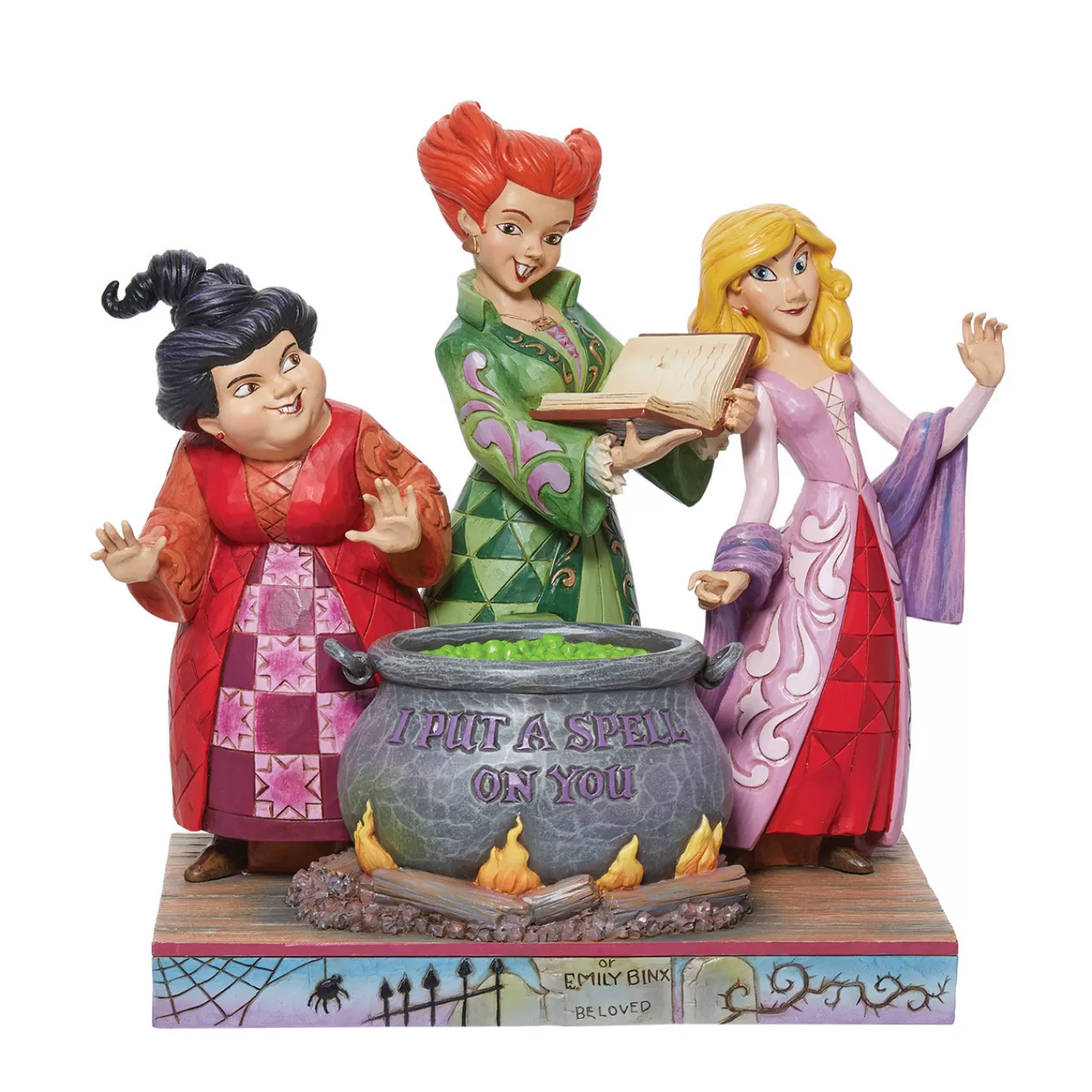 Halloween (10/31)>Hallmark Jim Shore Disney Hocus Pocus Sanderson Sisters Figurine, 8.5"