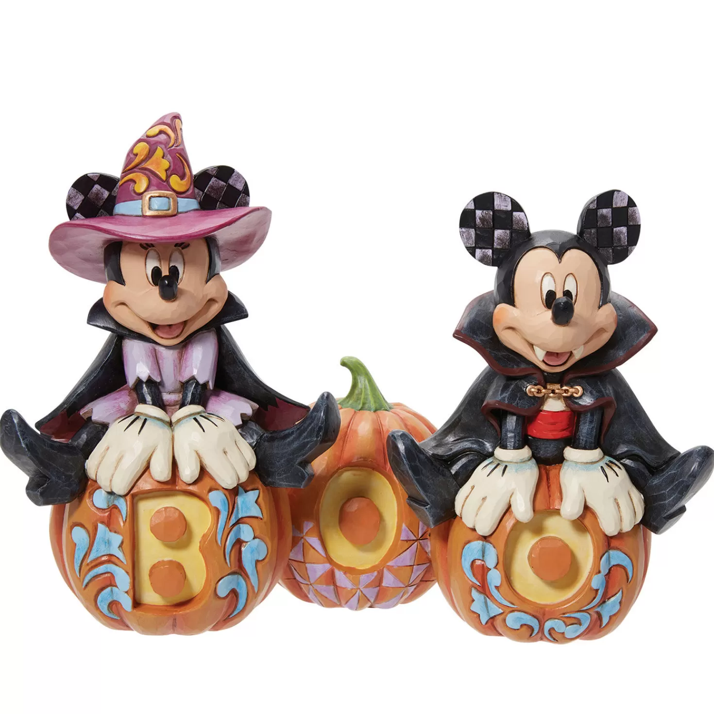 Halloween (10/31)>Hallmark Jim Shore Disney Mickey Mouse And Minnie Mouse Halloween Figurine, 7.25"