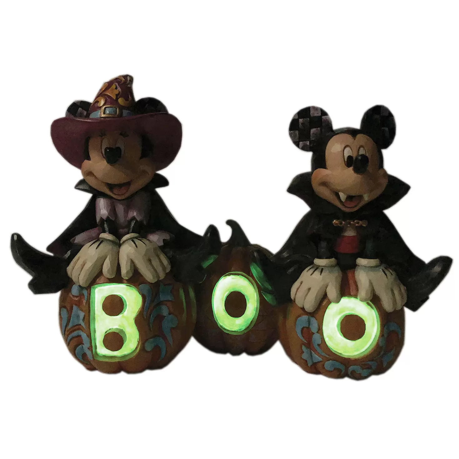 Halloween (10/31)>Hallmark Jim Shore Disney Mickey Mouse And Minnie Mouse Halloween Figurine, 7.25"