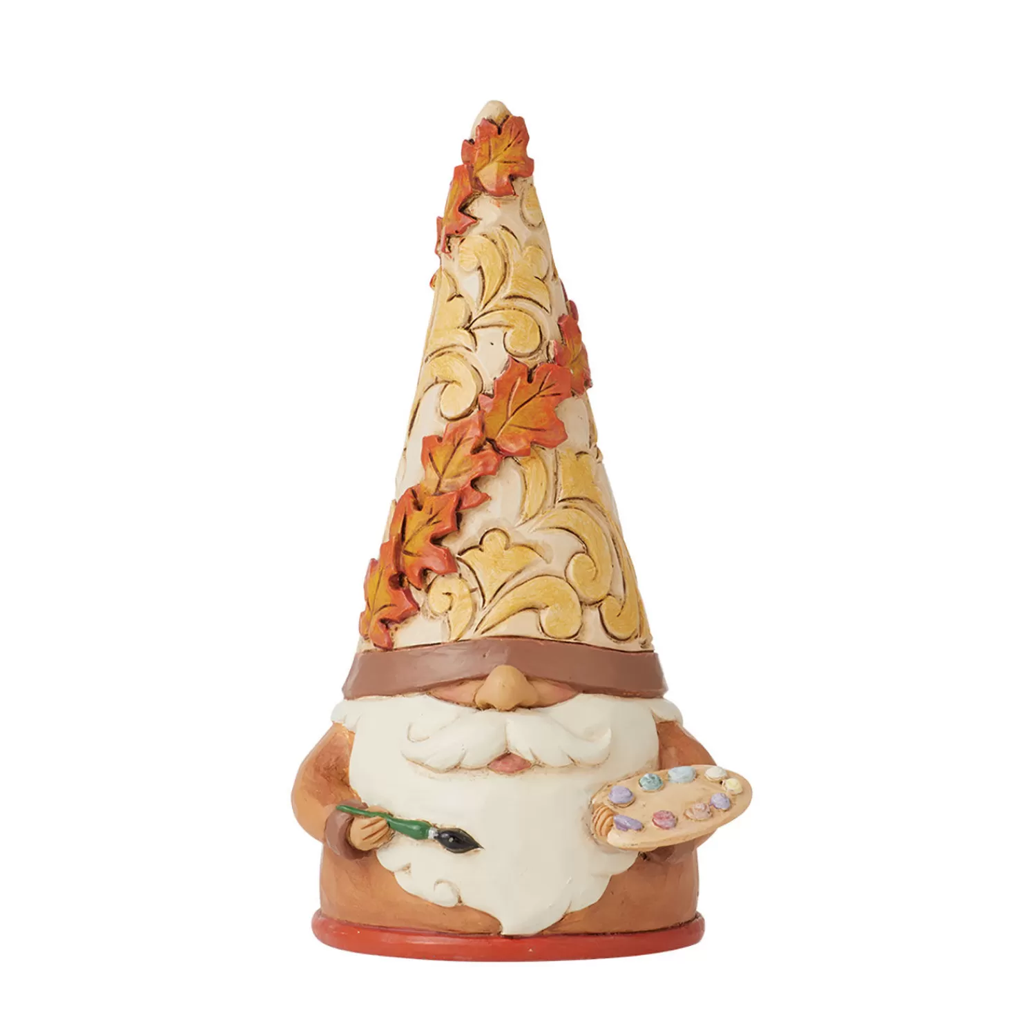 Halloween (10/31)>Hallmark Jim Shore Fall Artist Gnome Figurine, 5"