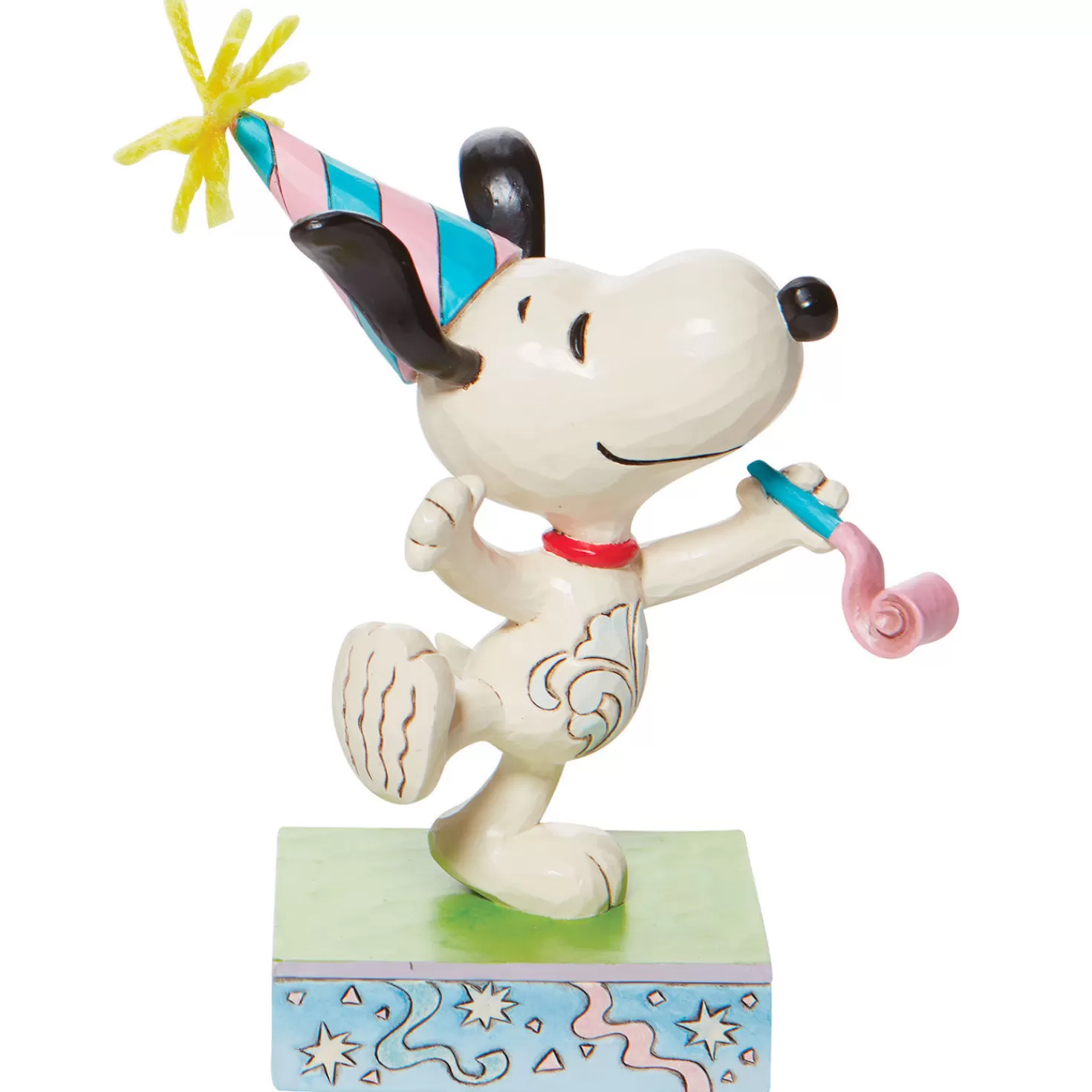Fashion Jim Shore Peanuts Snoopy Birthday Dance Figurine, 5.25" Congratulations