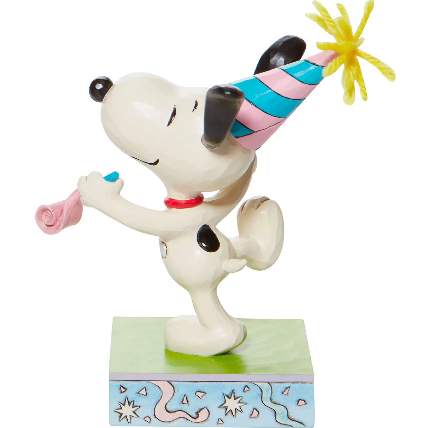 Fashion Jim Shore Peanuts Snoopy Birthday Dance Figurine, 5.25" Congratulations