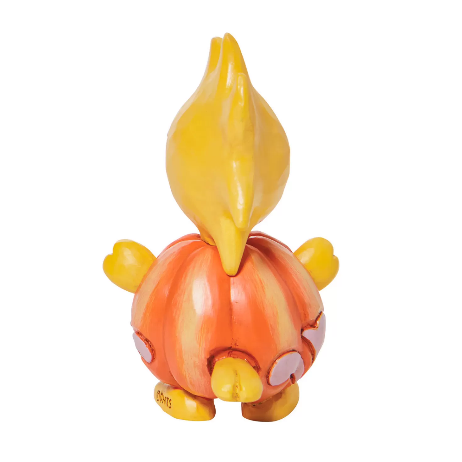 Halloween (10/31)>Hallmark Jim Shore Peanuts Woodstock Pumpkin Mini Figurine, 3.2"