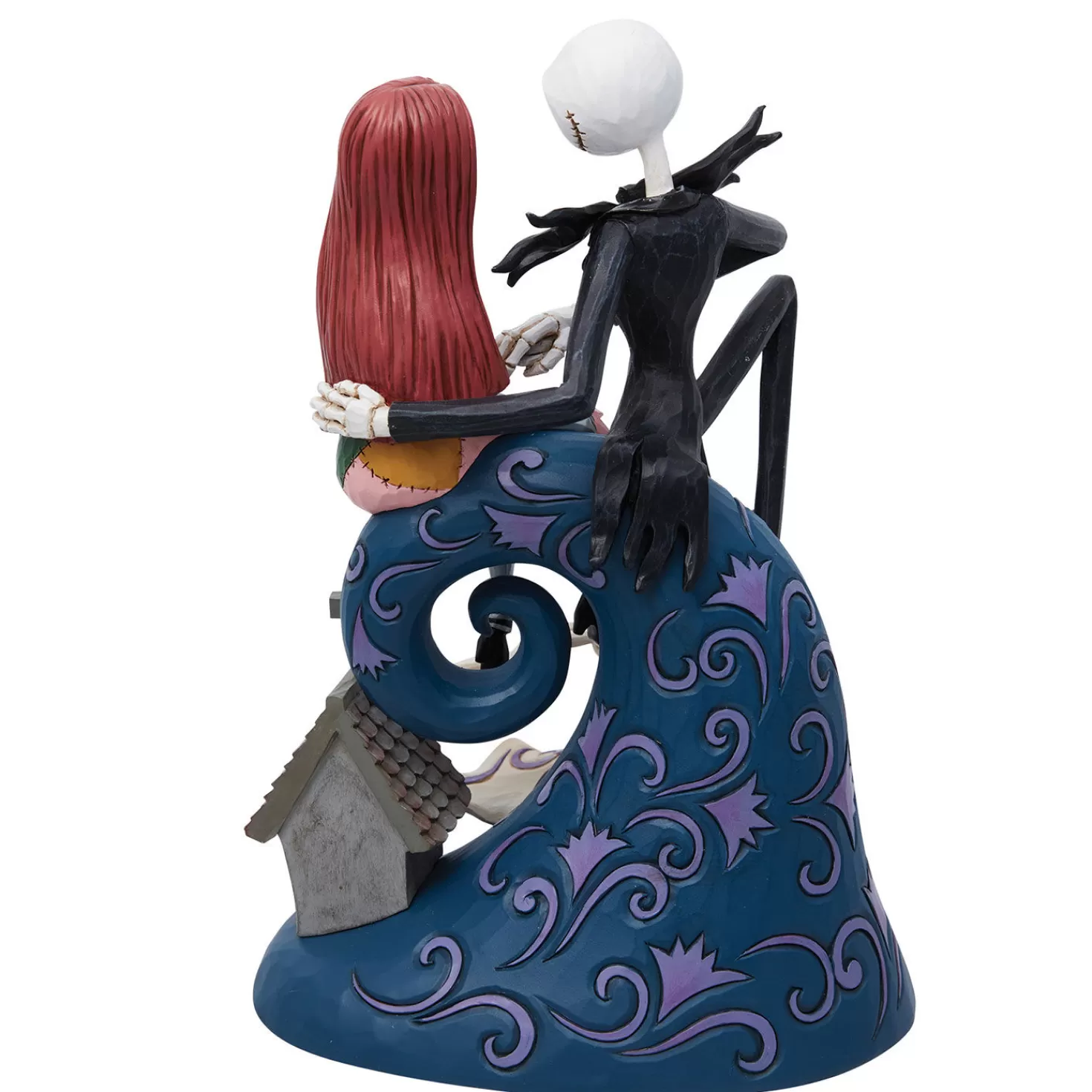 Halloween (10/31)>Hallmark Jim Shore The Nightmare Before Christmas Jack And Sally On Hill Figurine, 8"