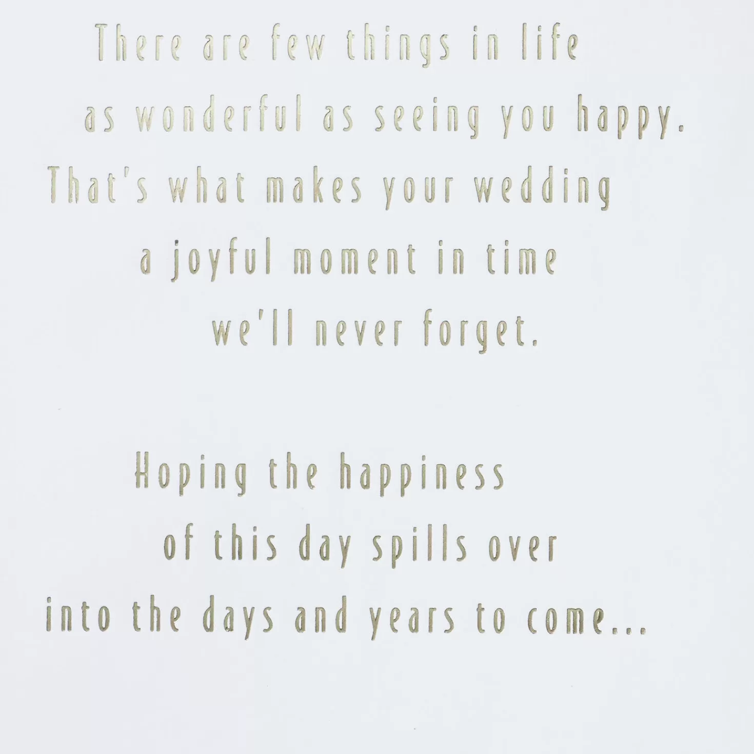 Cheap Joy And Love Wedding Card For Daughter From Both Wedding