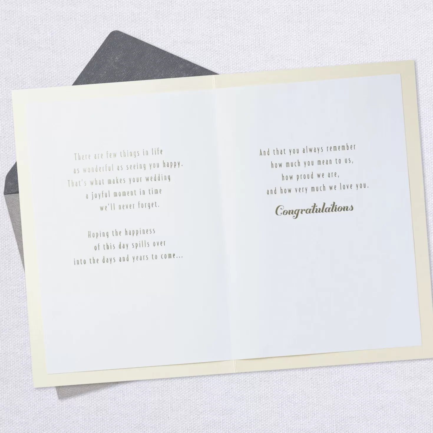 Cheap Joy And Love Wedding Card For Daughter From Both Wedding