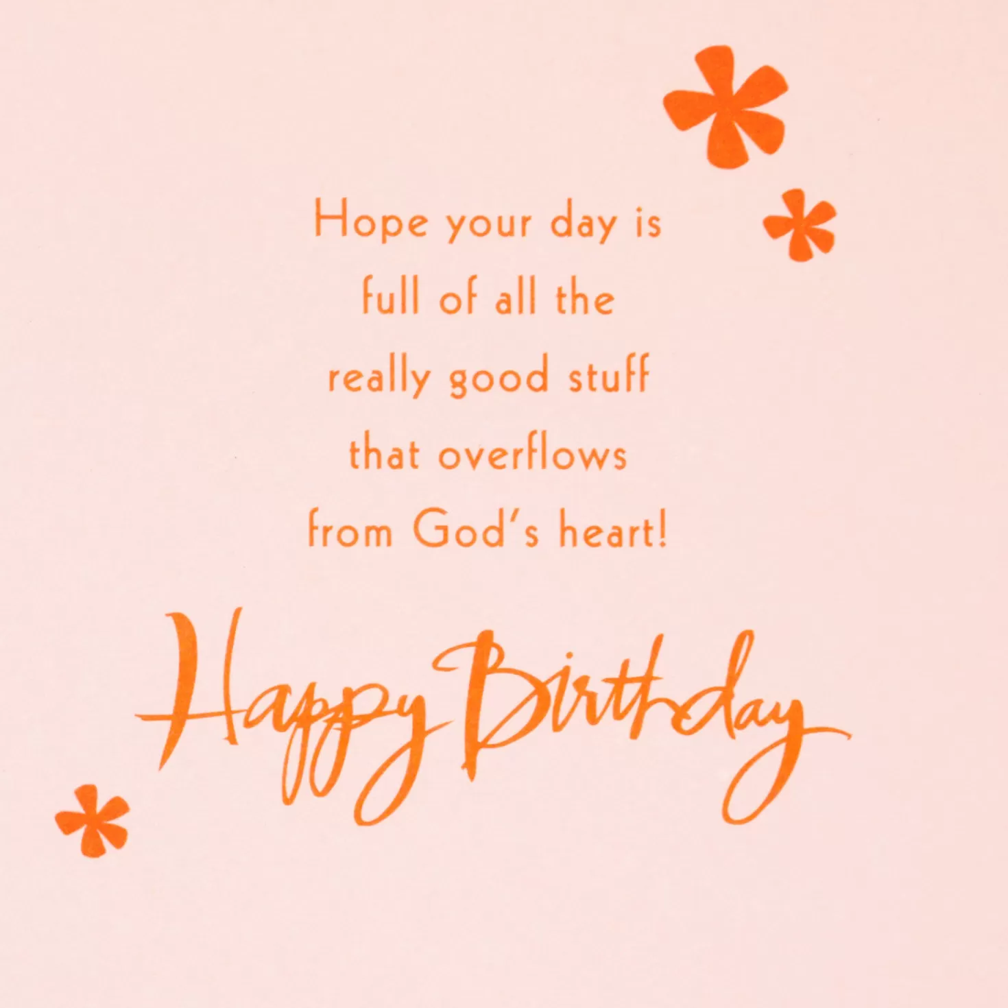 Birthday>Hallmark Joy, Hope, Peace Religious Birthday Card