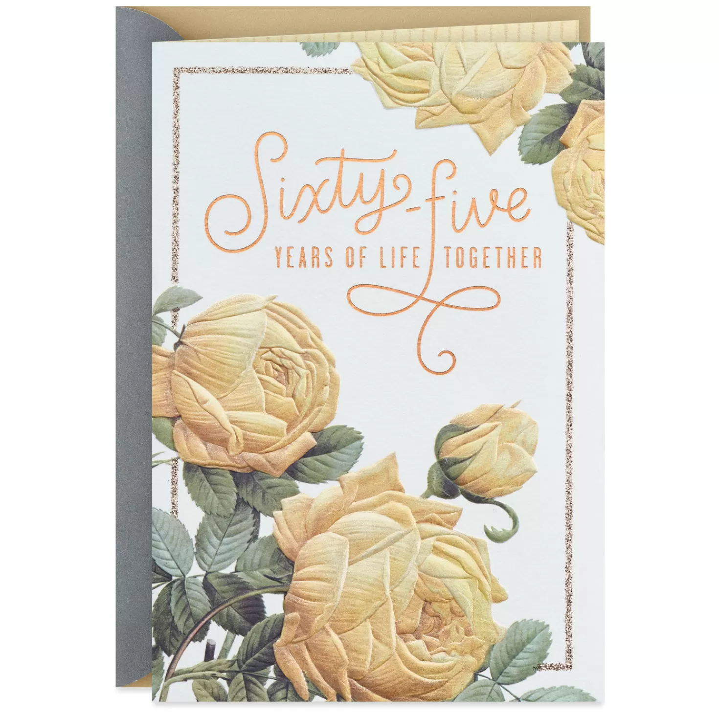 Anniversary>Hallmark Joyful Wishes 65Th Anniversary Card