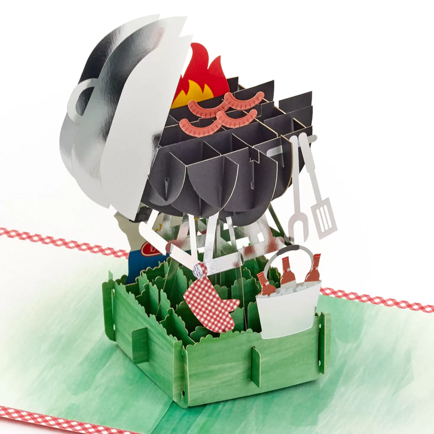 Birthday>Hallmark Just For You Bbq Grill 3D Pop-Up Birthday Card