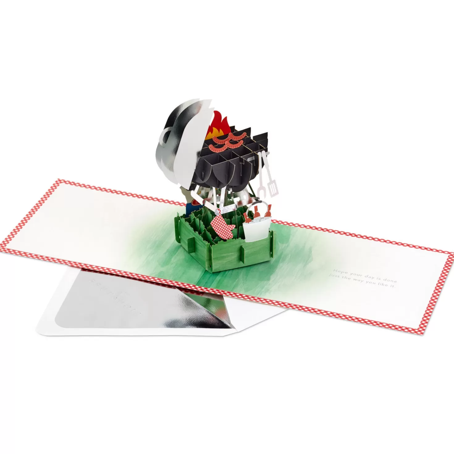 Birthday>Hallmark Just For You Bbq Grill 3D Pop-Up Birthday Card