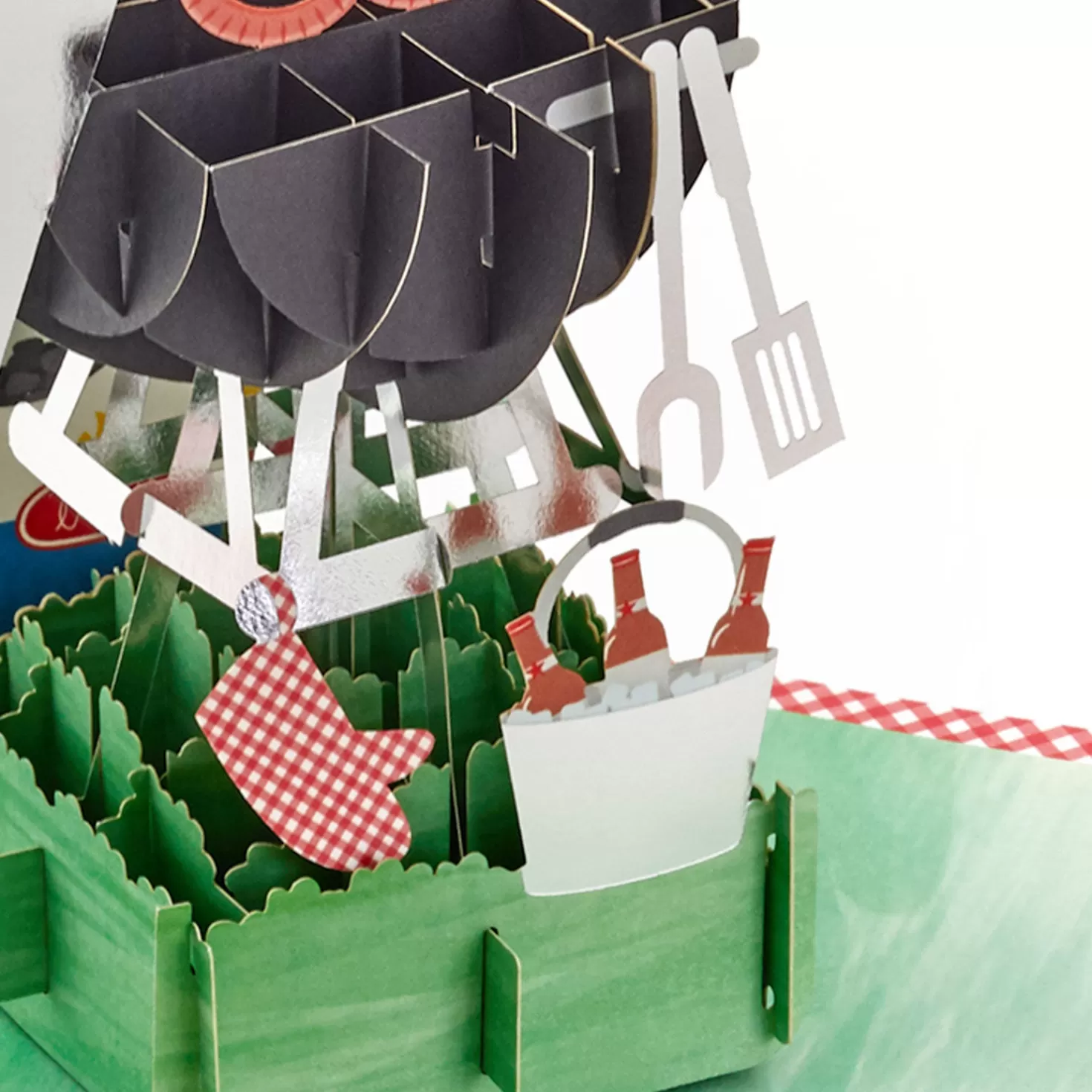 Birthday>Hallmark Just For You Bbq Grill 3D Pop-Up Birthday Card