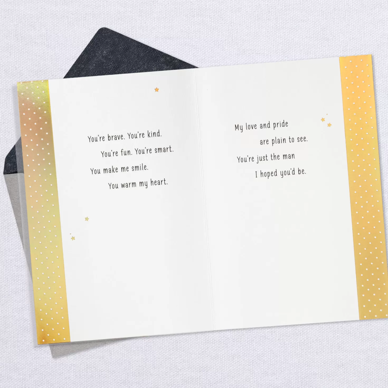 Birthday>Hallmark Just The Man I Hoped You'D Be Birthday Card For Son