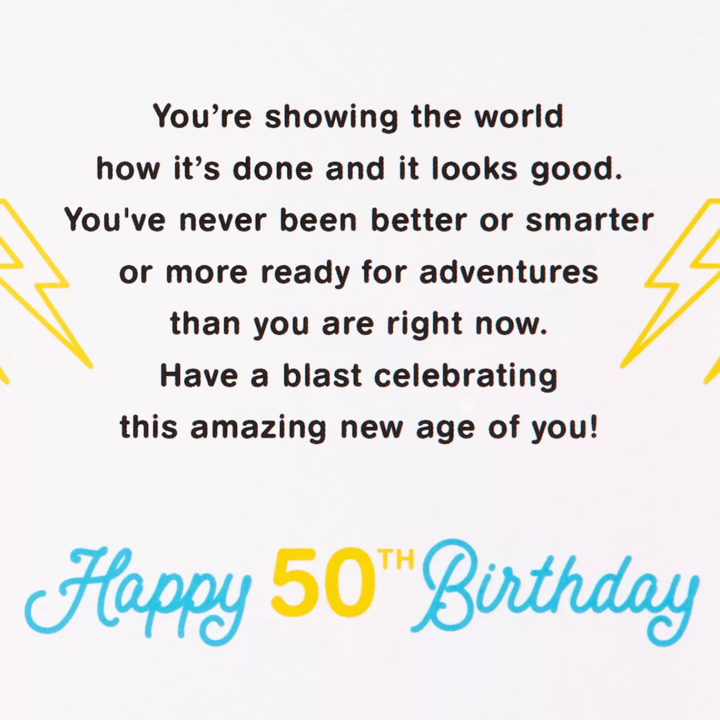 Birthday>Hallmark Keep On Rockin' It Musical Light-Up 50Th Birthday Card