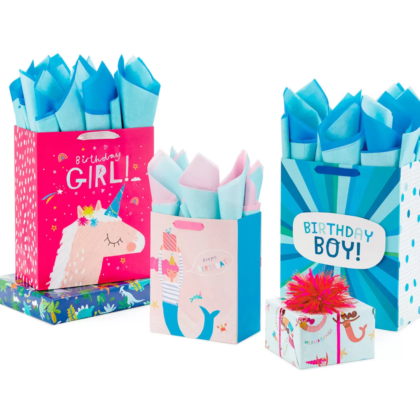 Birthday>Hallmark Kids Birthday Gift Wrap Collection