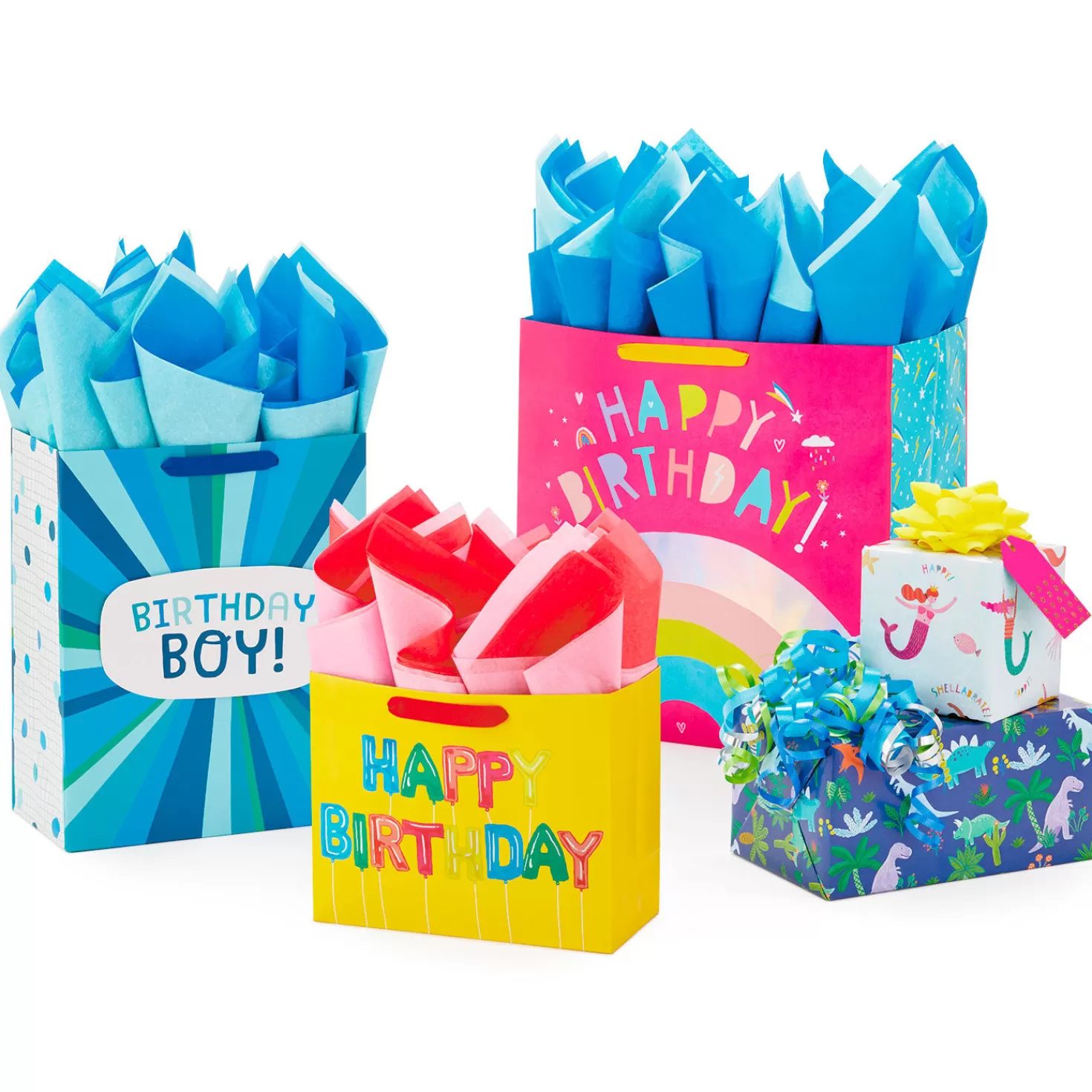Birthday>Hallmark Kids Birthday Gift Wrap Collection