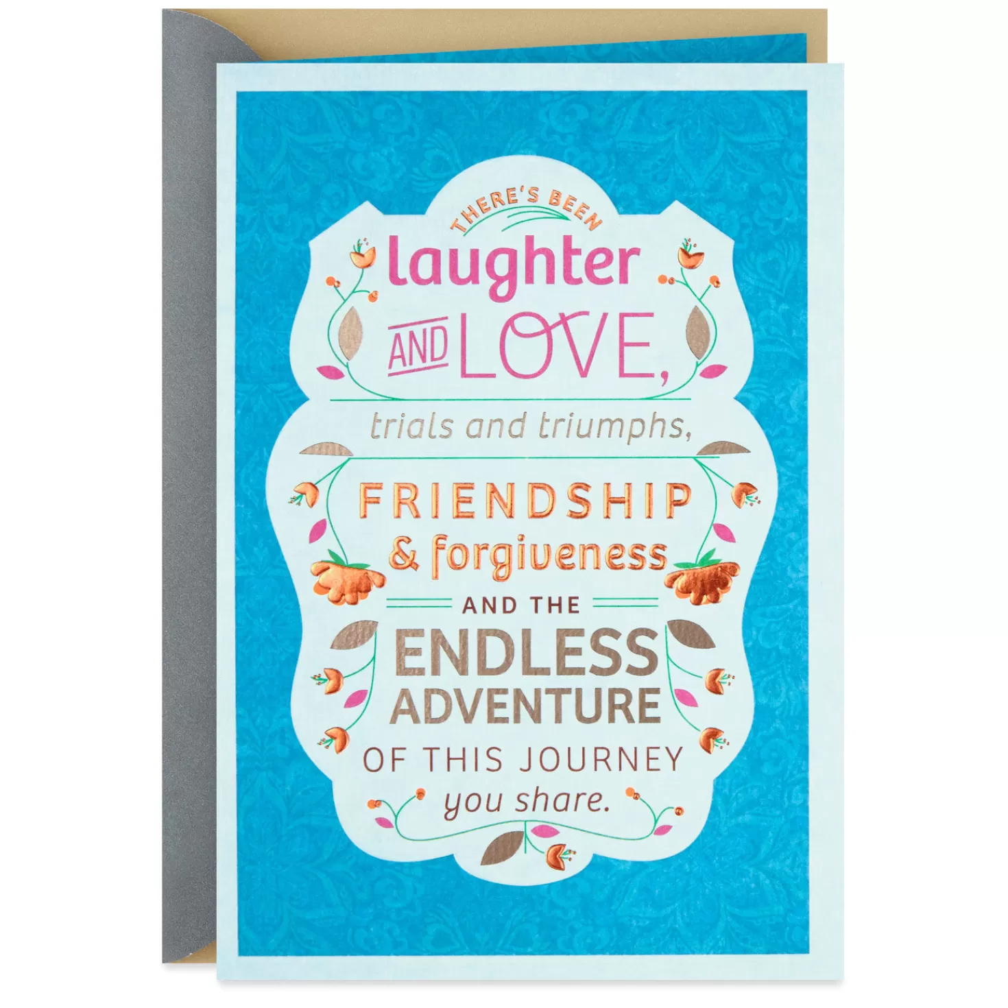 Anniversary>Hallmark Laughter And Love Religious Anniversary Card
