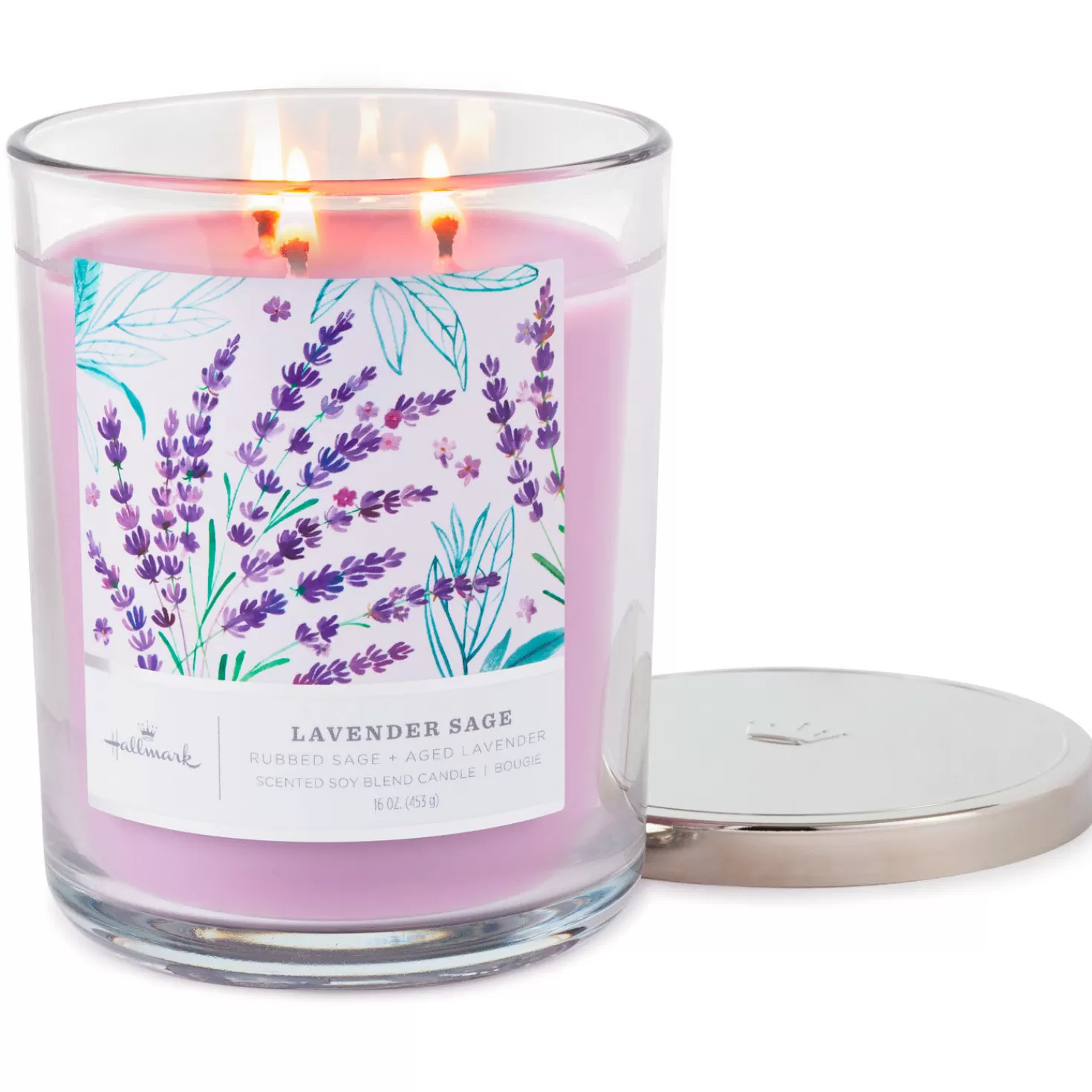 Discount Lavender Sage 3-Wick Jar Candle, 16 Oz. Retirement