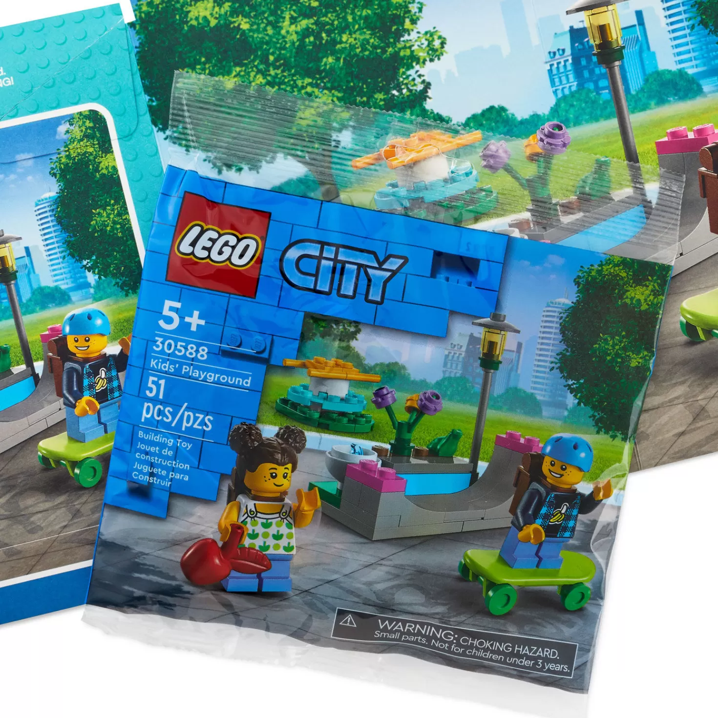 Birthday>Hallmark Lego® City™ Epic Birthday Card With Lego® Kids' Playground Set