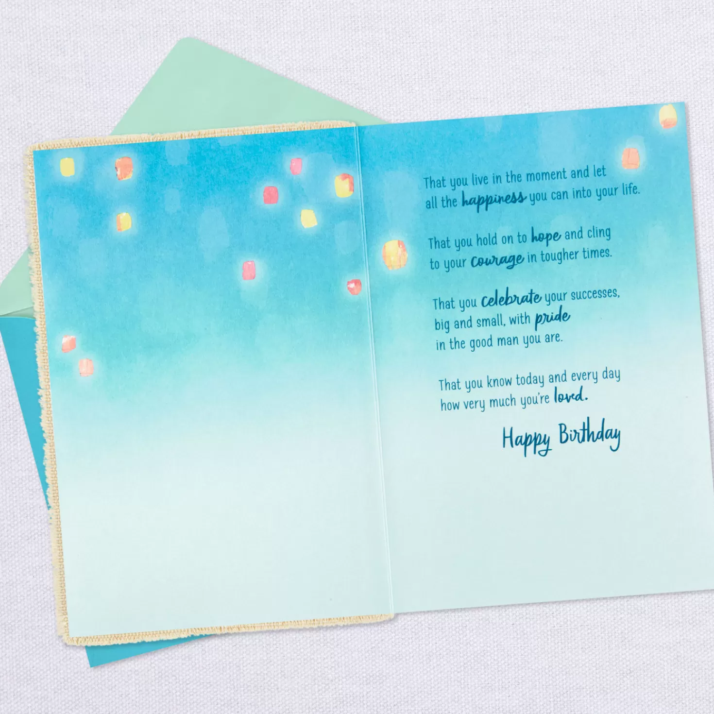 Birthday>Hallmark Let All The Happiness In Birthday Card For Son