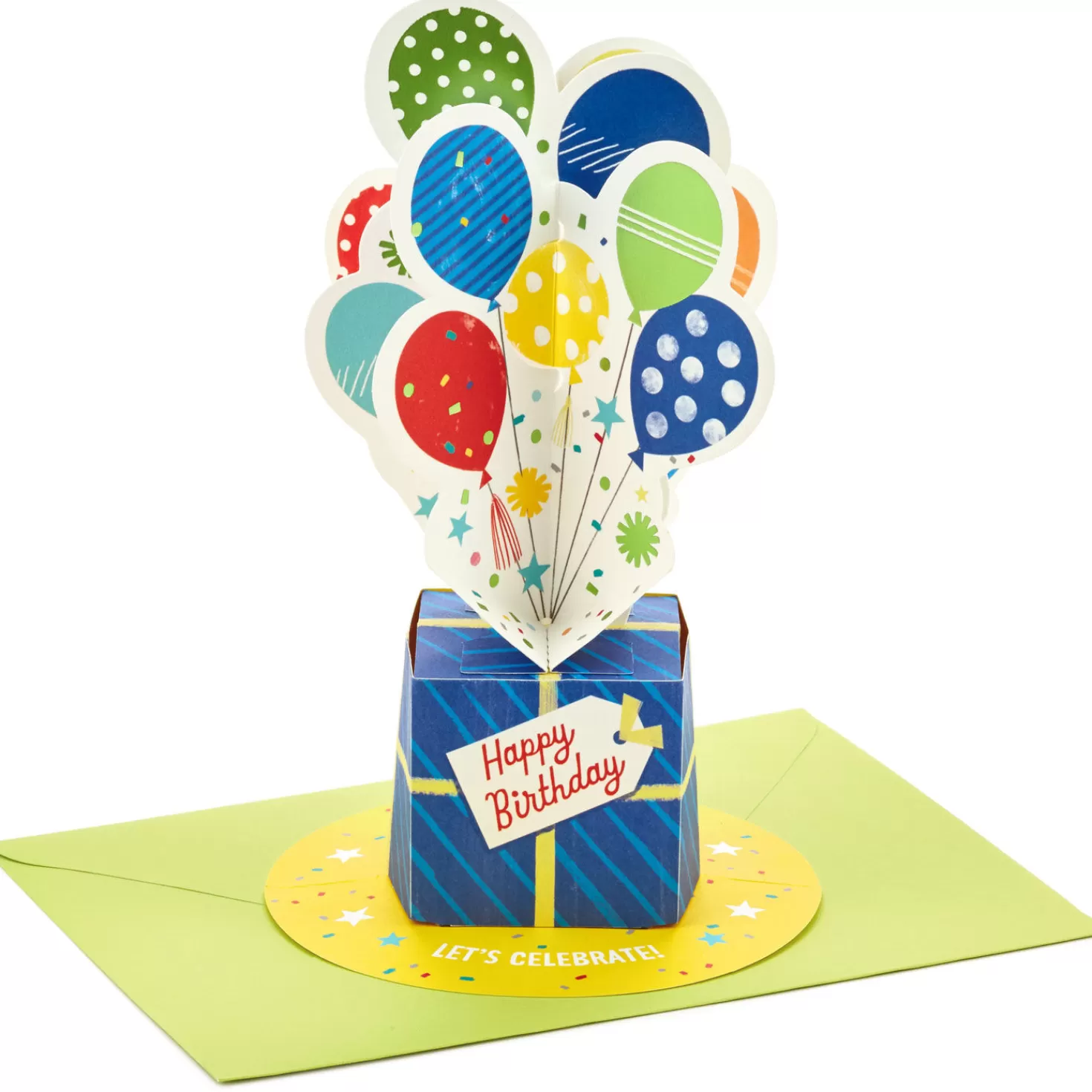 Birthday>Hallmark Let's Celebrate 3D Pop-Up Birthday Card