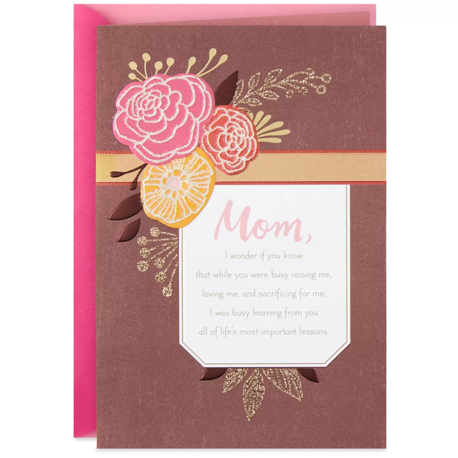 Birthday>Hallmark Life's Most Important Lessons Birthday Card For Mom