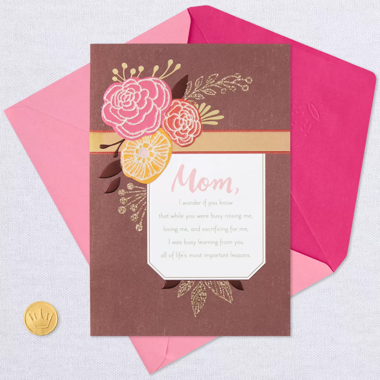 Birthday>Hallmark Life's Most Important Lessons Birthday Card For Mom