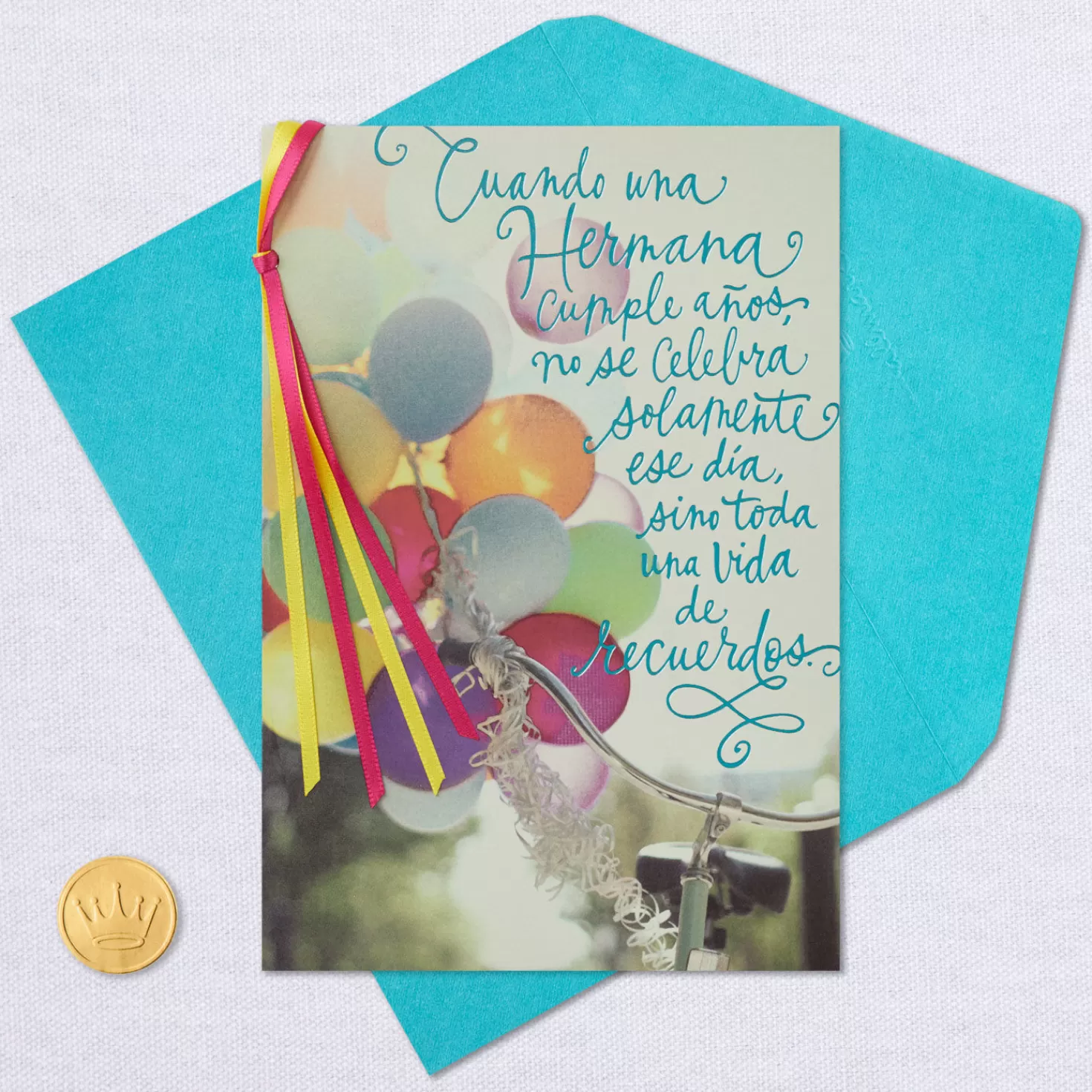 Birthday>Hallmark Lifetime Of Memories Spanish-Language Birthday Card For Sister