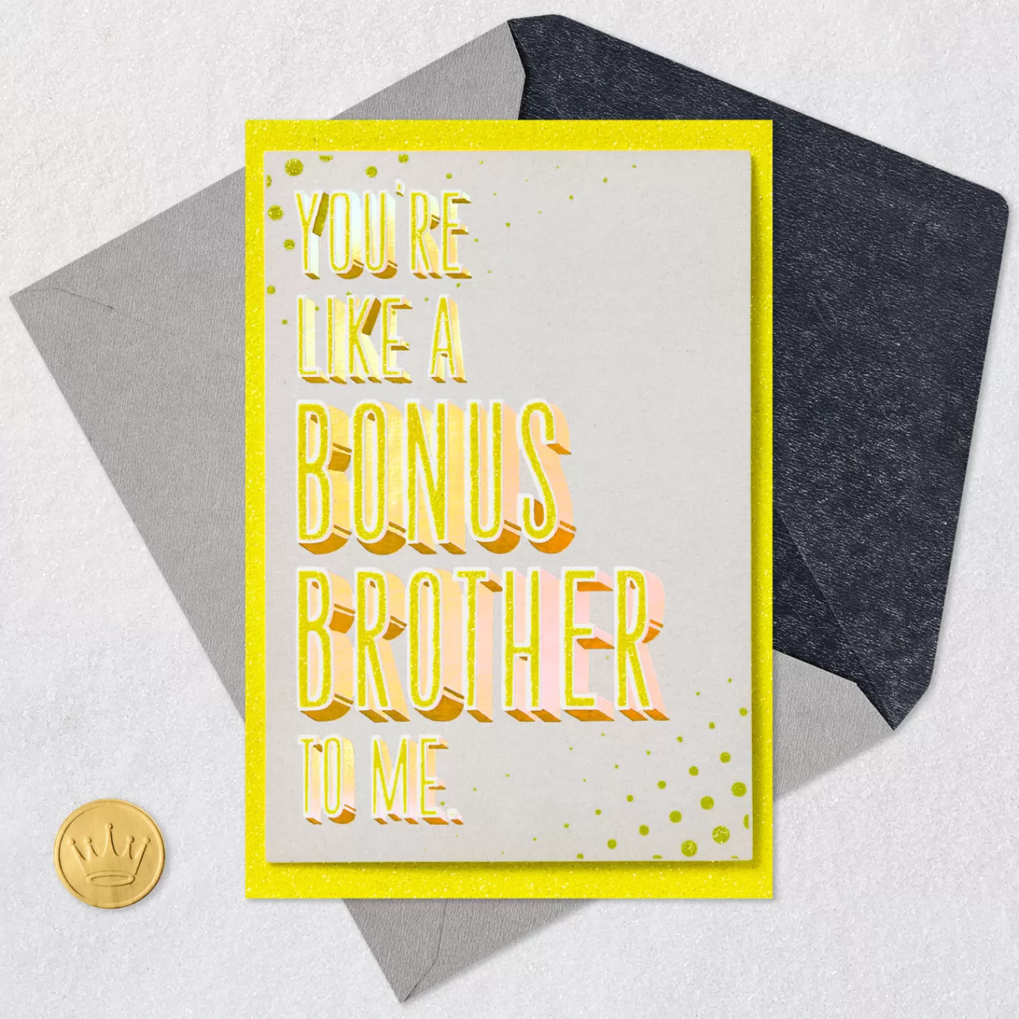 Birthday>Hallmark Like A Bonus Brother To Me Birthday Card For Brother-In-Law