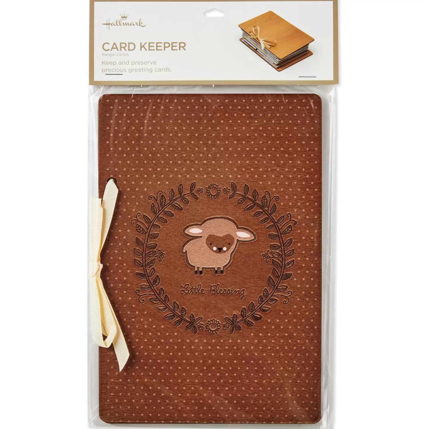 Outlet Little Blessing Baby Card Keeper Baptism And Christening
