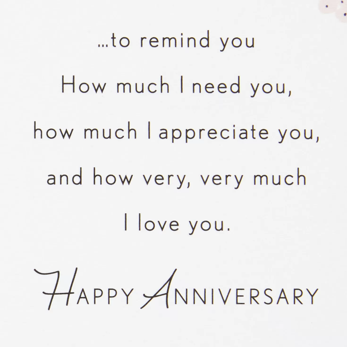 Anniversary>Hallmark Little Love Note Anniversary Card