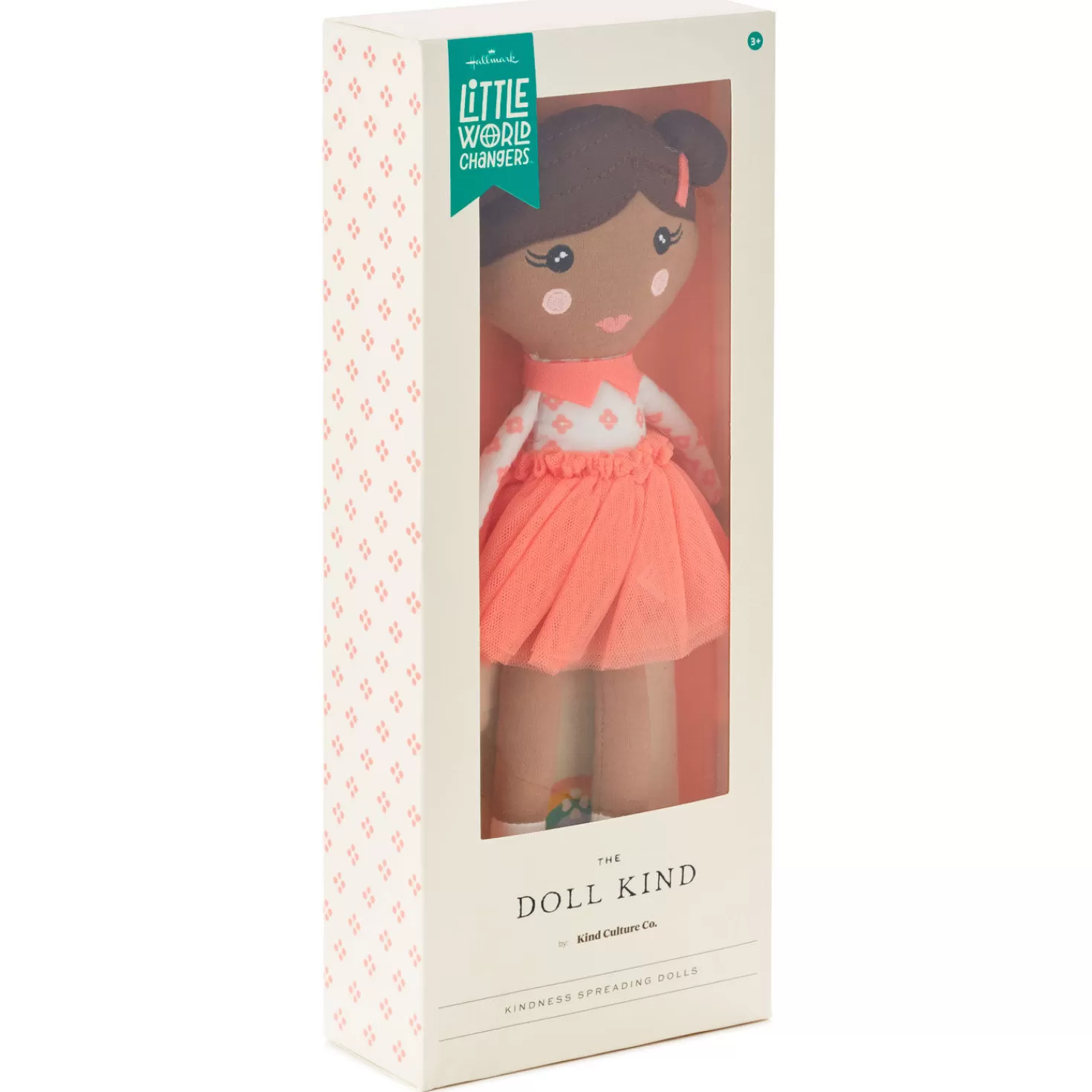 Best Little World Changers™ And Kind Culture Co. The Doll Kind Dark Skin Girl, 12" Encouragement