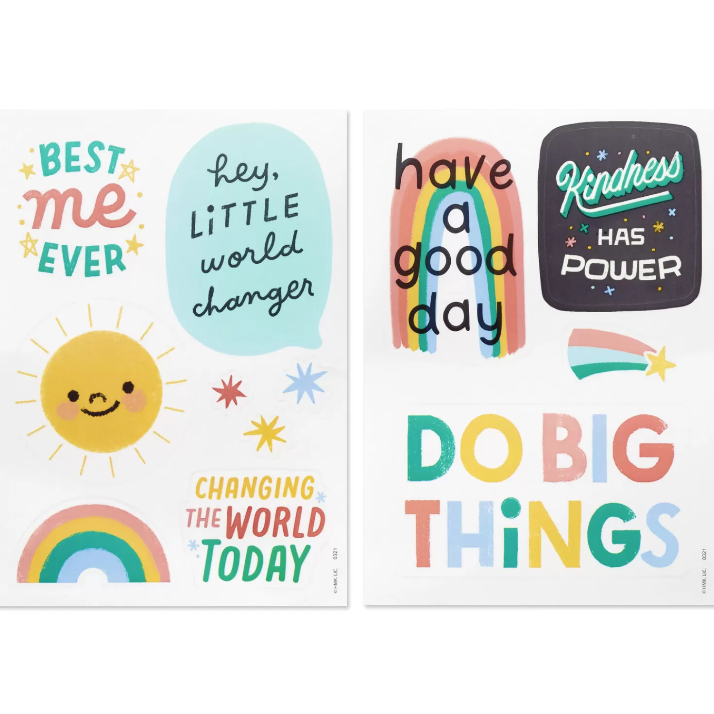 Best Little World Changers™ Kindness Repositionable Stickers, Pack Of 12 Encouragement