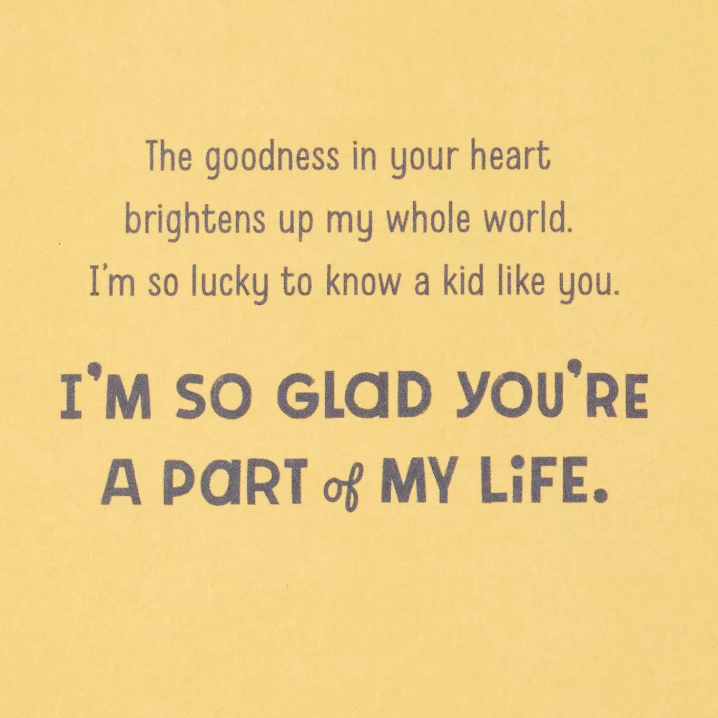 Best Little World Changers™ Your Kindness Has Power Card For Kid Encouragement