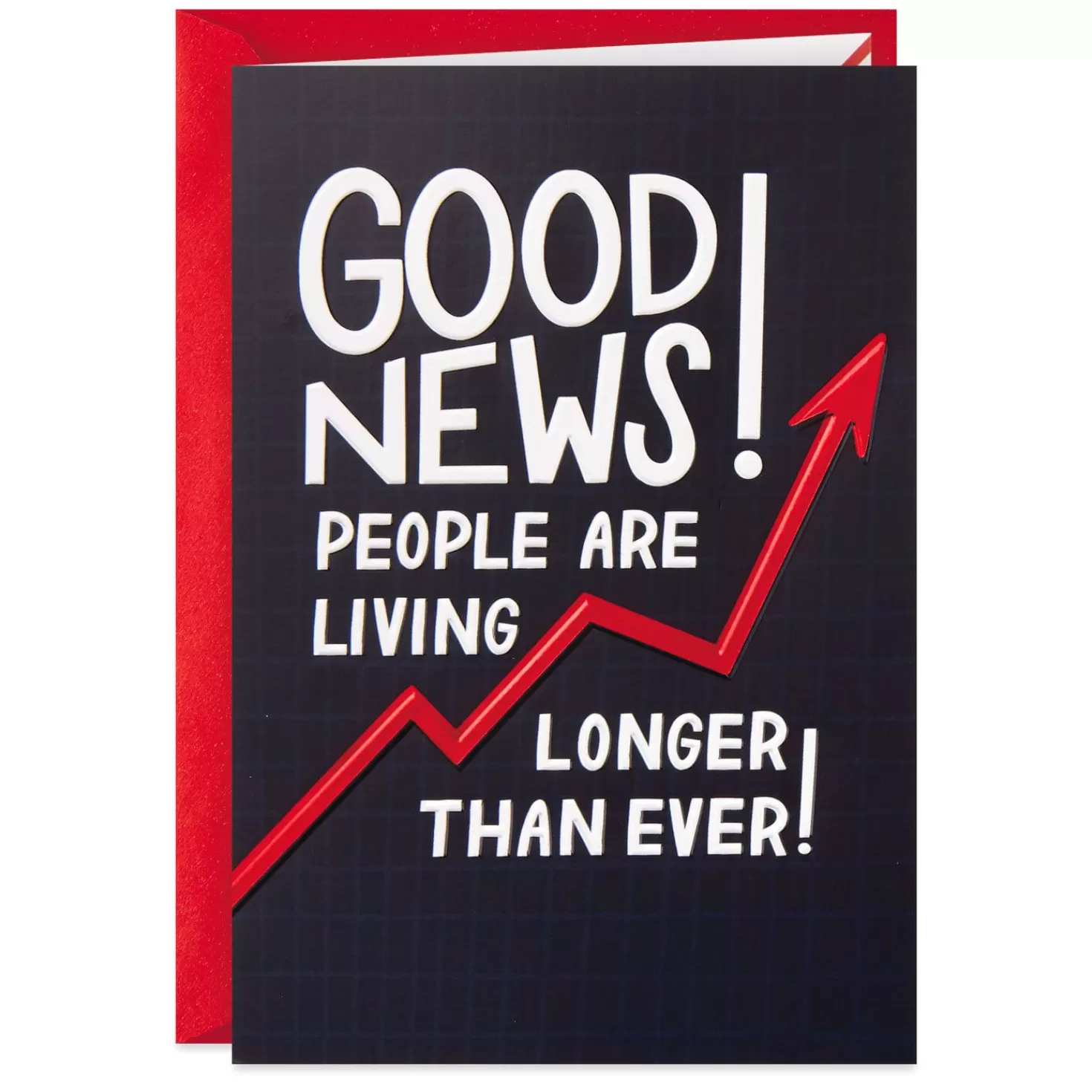 Birthday>Hallmark Living Longer Good News, Bad News Funny Birthday Card