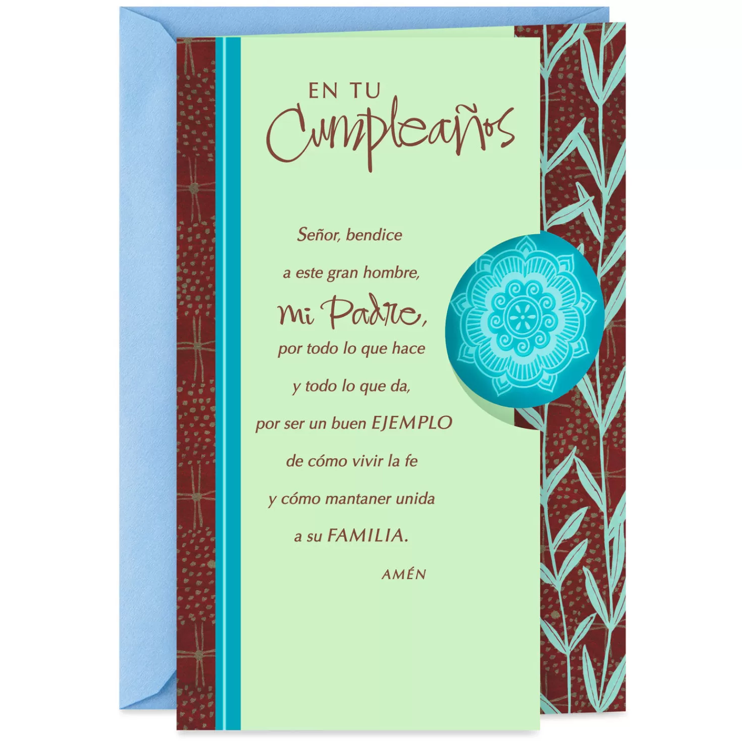 Birthday>Hallmark Lord Bless You Spanish-Language Birthday Card For Dad