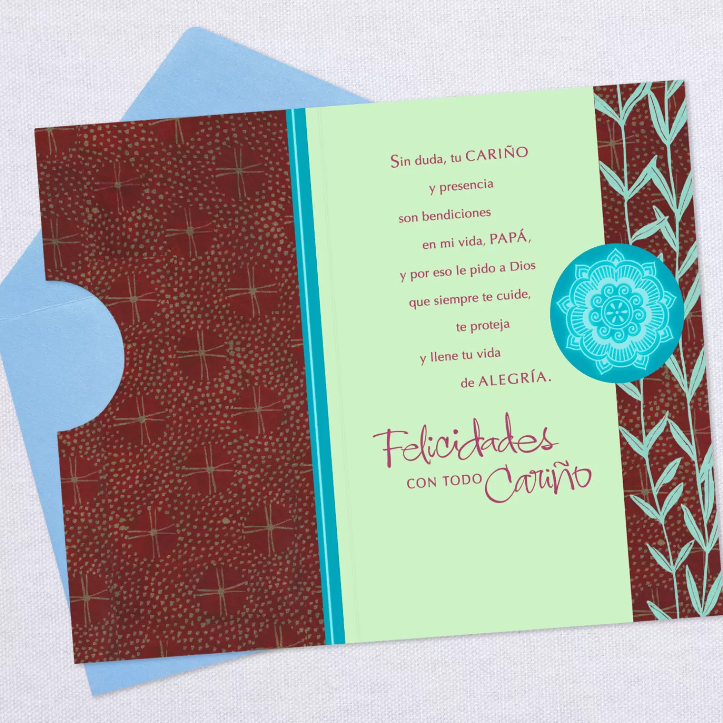 Birthday>Hallmark Lord Bless You Spanish-Language Birthday Card For Dad