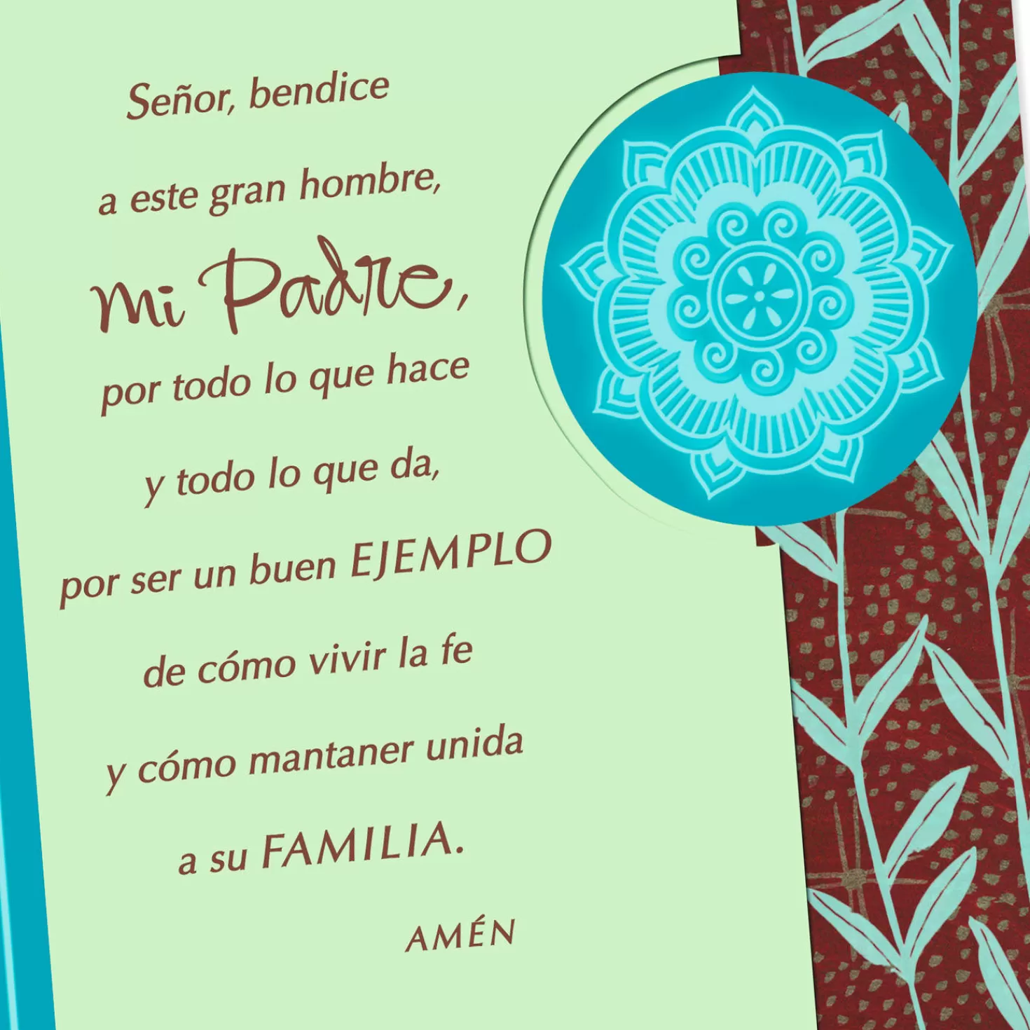 Birthday>Hallmark Lord Bless You Spanish-Language Birthday Card For Dad
