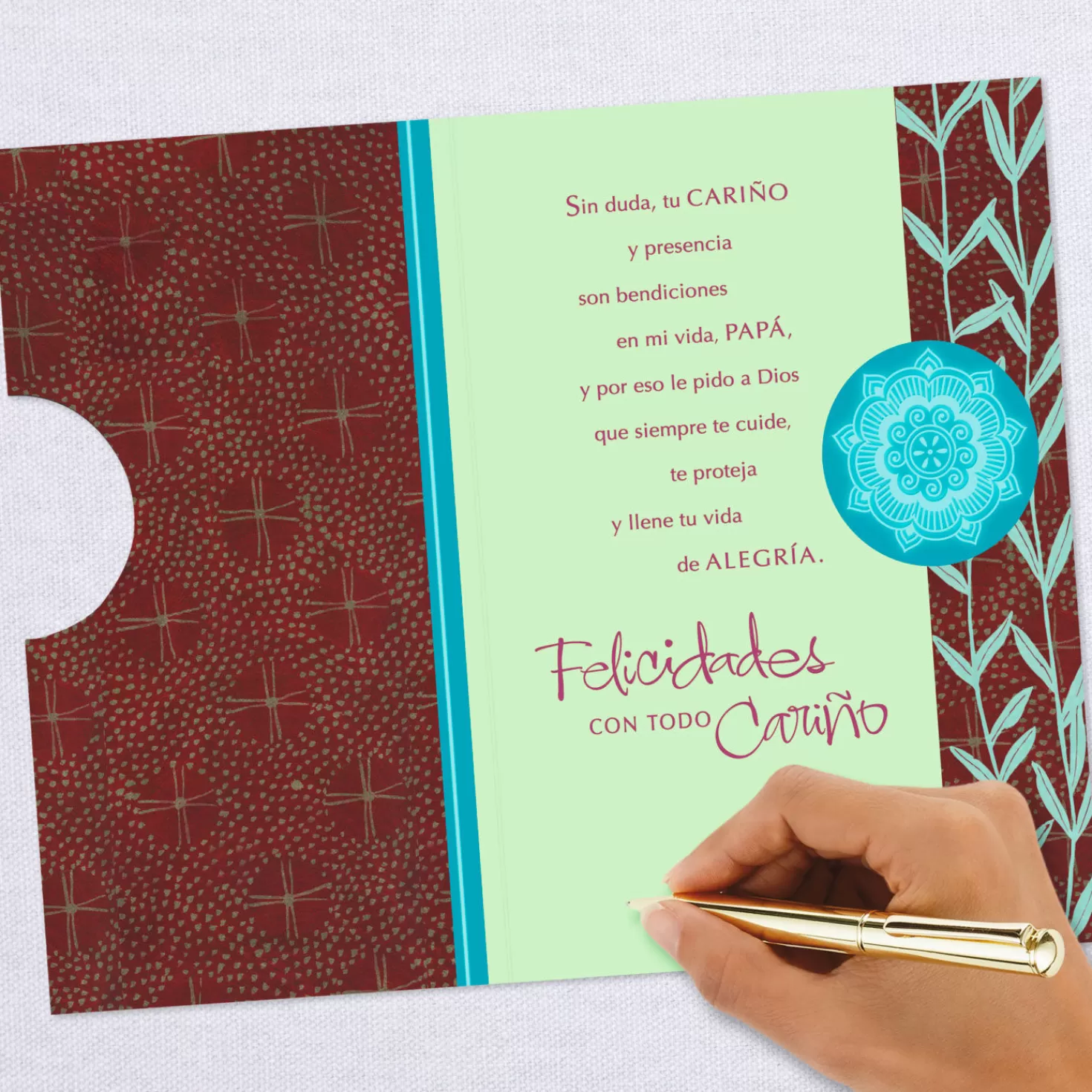 Birthday>Hallmark Lord Bless You Spanish-Language Birthday Card For Dad