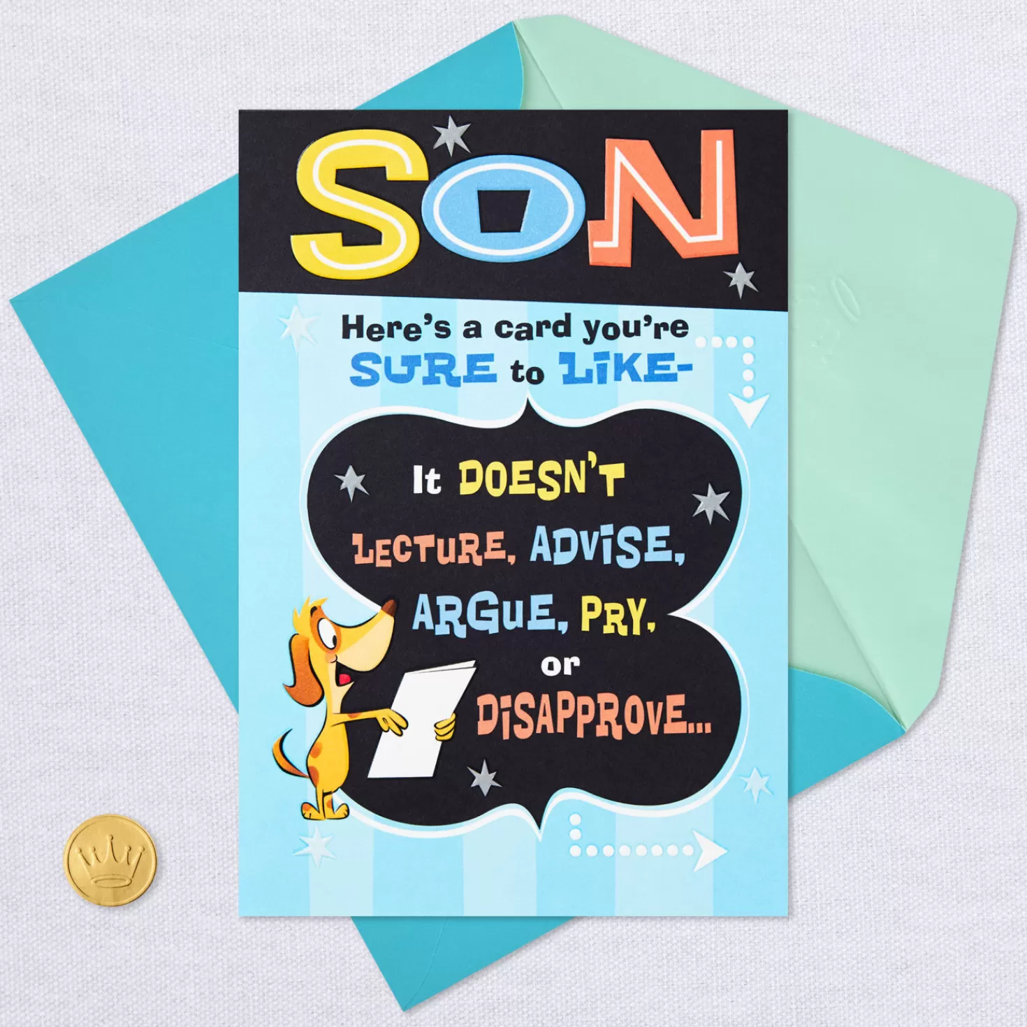 Birthday>Hallmark Lots Of Love Funny Pop-Up Birthday Card For Son