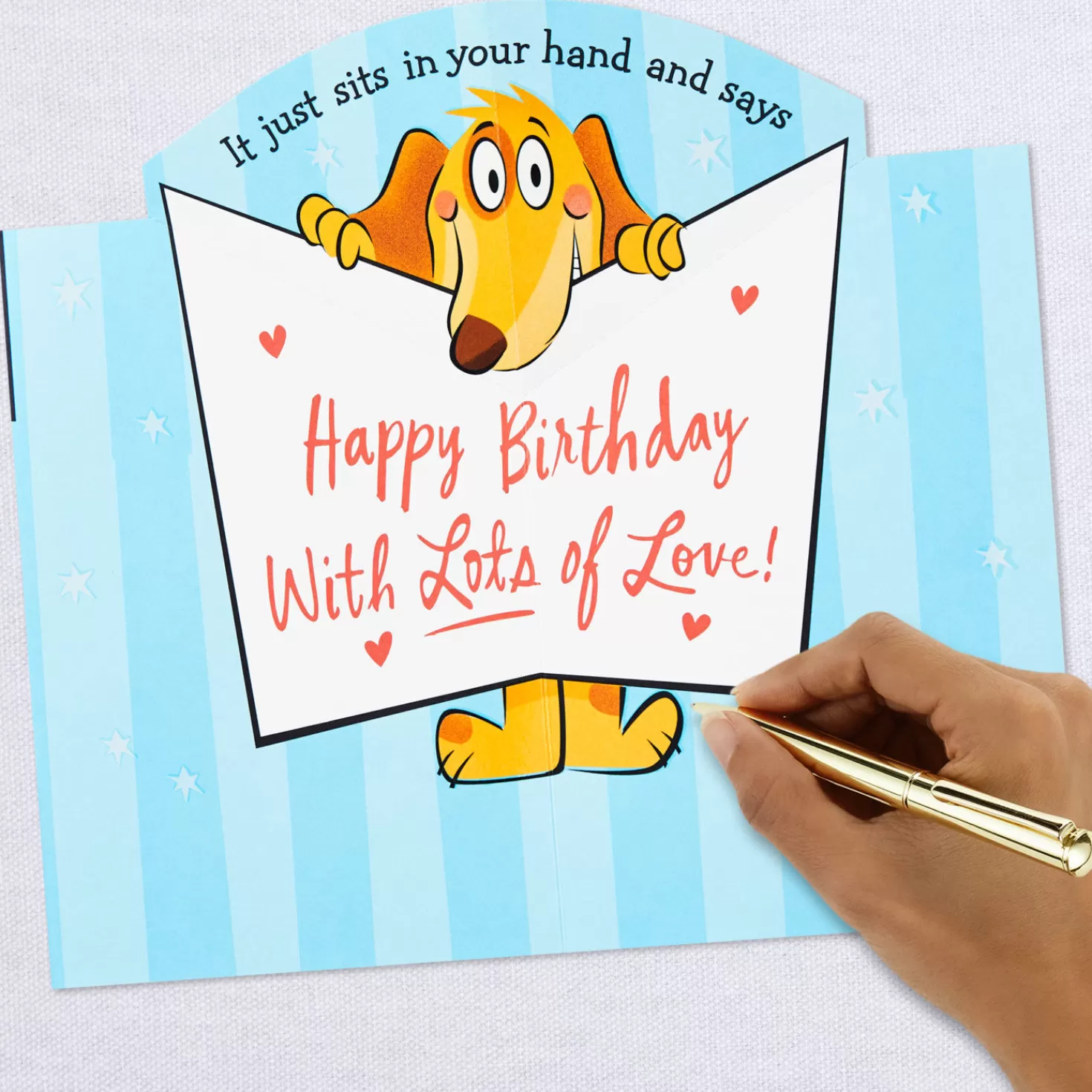Birthday>Hallmark Lots Of Love Funny Pop-Up Birthday Card For Son
