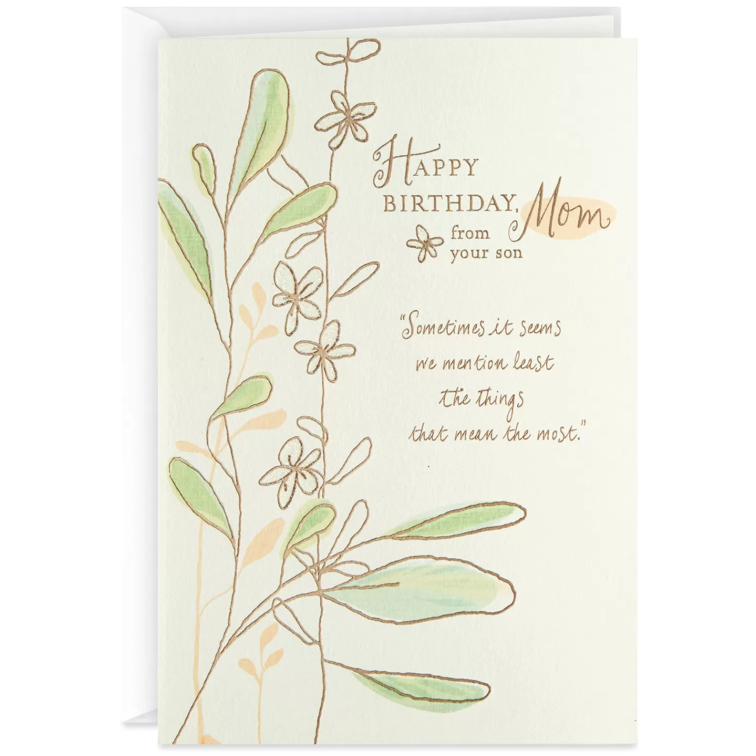 Birthday>Hallmark Love And Gratitude Birthday Card For Mom From Son