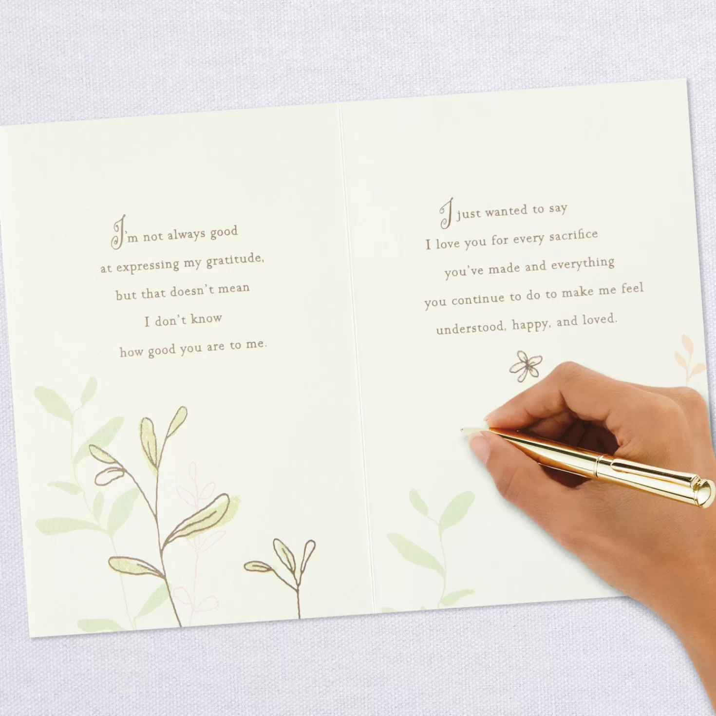 Birthday>Hallmark Love And Gratitude Birthday Card For Mom From Son