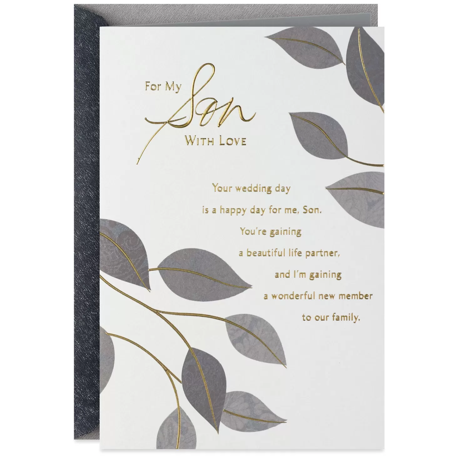 Cheap Love And Happiness Wedding Card For Son Wedding