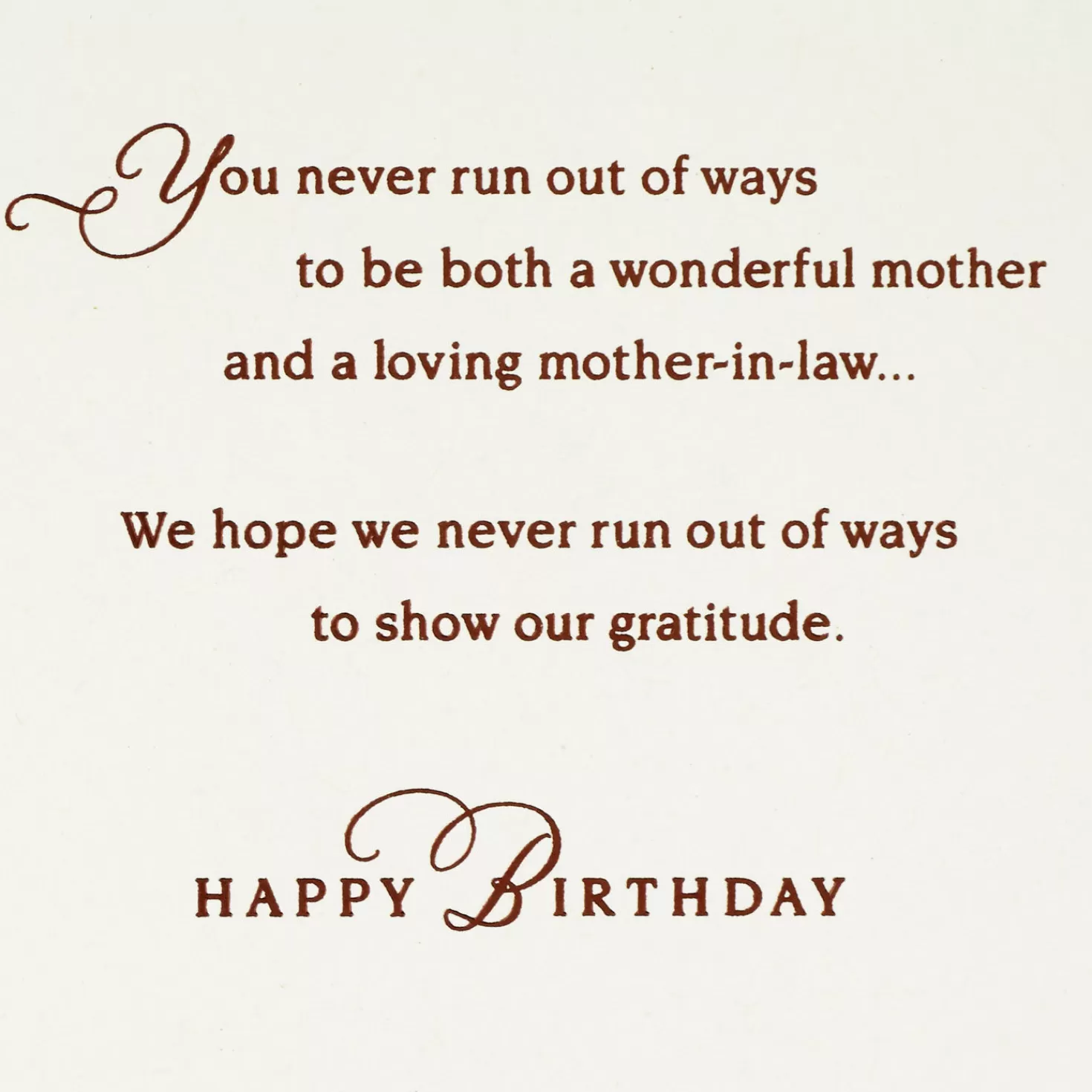 Birthday>Hallmark Love And Thanks Birthday Card For Mother From Both